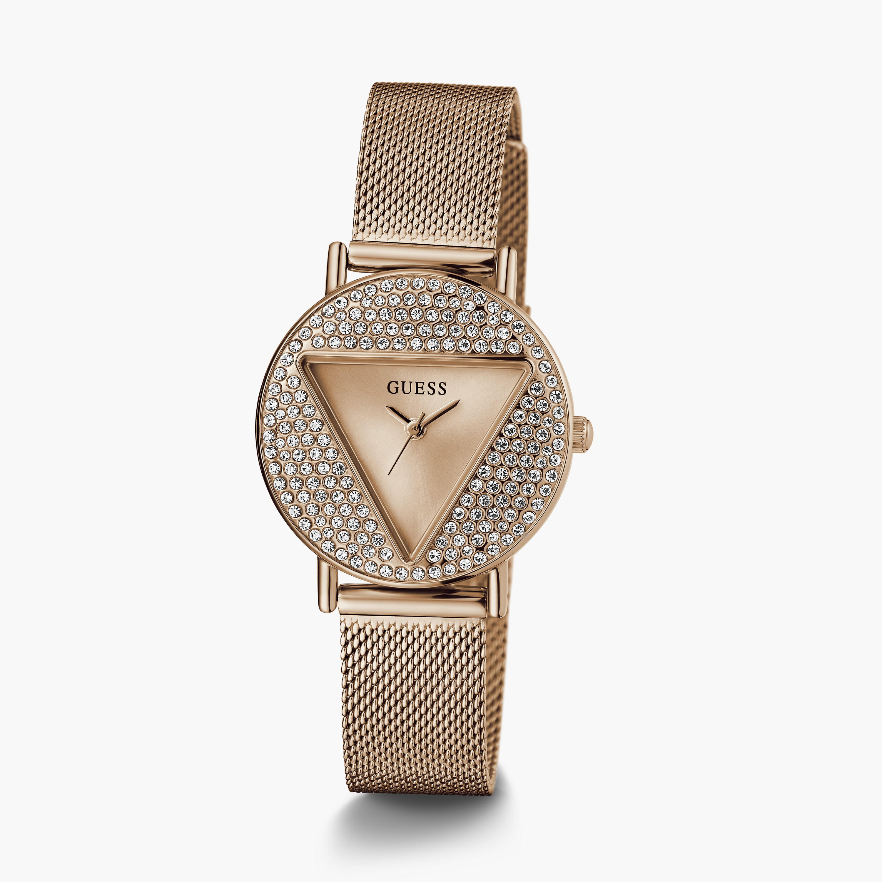 Guess Women's 30 MM Gold Analog Stainless Steel Strap Watch | GW0671L3-women-watchesandjewellery-watches-image-2