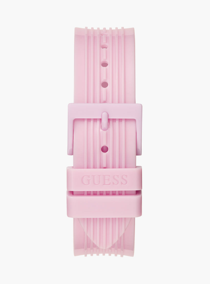 Guess Women's 39 MM Pink Chronograph Silicone Strap Watch | GW0438L7-women-watchesandjewellery-watches-image-5
