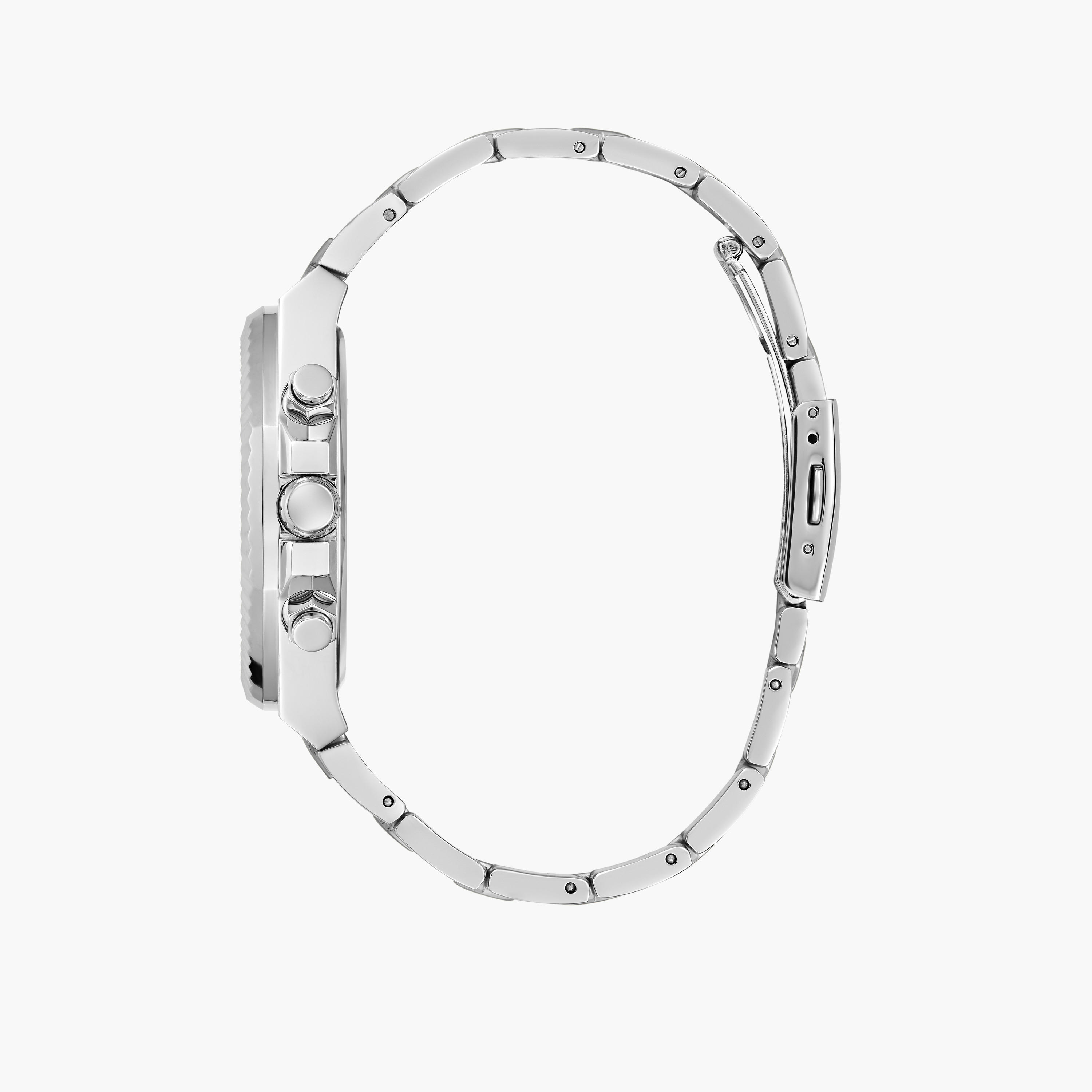 غيس- ساعة رجالية كرونوغراف فضية 44 مم سوار معدني | GW0703G1-men-watchesandjewellery-watches-image-3