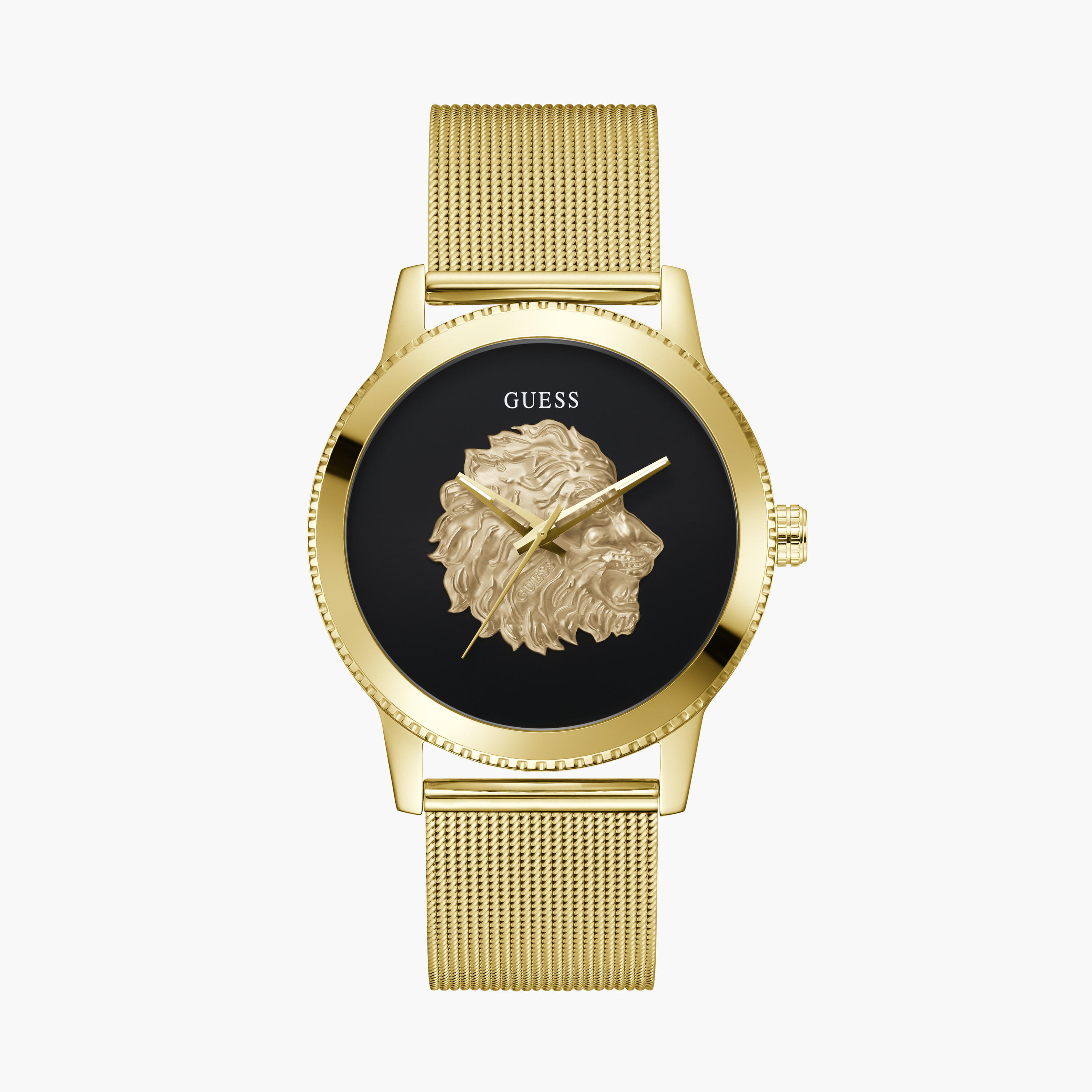غيس- ساعة رجالية شبكية ذهبية 44 مم سوار ستانلس ستيل | GW0702G1-men-watchesandjewellery-watches-image-1