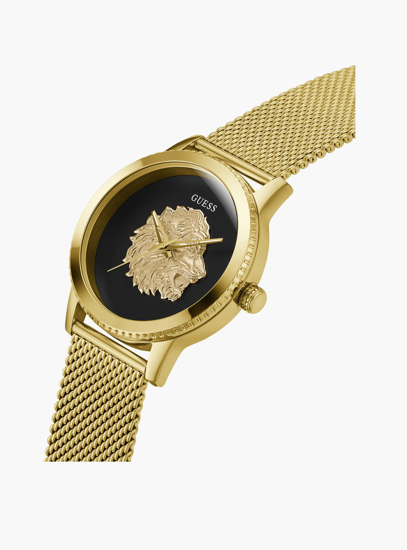 غيس- ساعة رجالية شبكية ذهبية 44 مم سوار ستانلس ستيل | GW0702G1-men-watchesandjewellery-watches-image-4