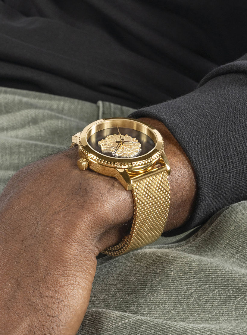 غيس- ساعة رجالية شبكية ذهبية 44 مم سوار ستانلس ستيل | GW0702G1-men-watchesandjewellery-watches-image-6
