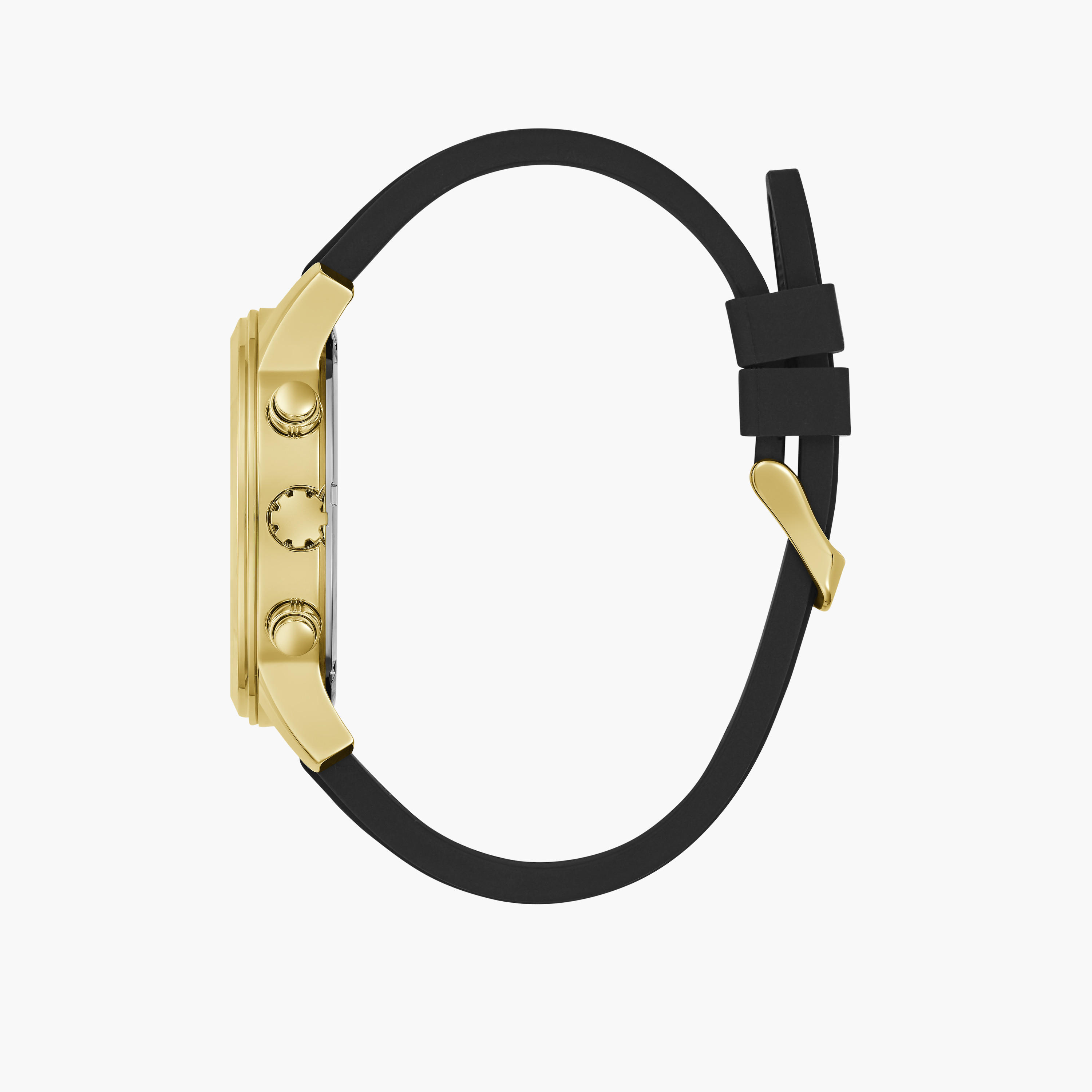 غيس- ساعة رجالية كرونوغراف سوداء 44 مم سوار سيليكون | GW0708G2-men-watchesandjewellery-watches-image-3