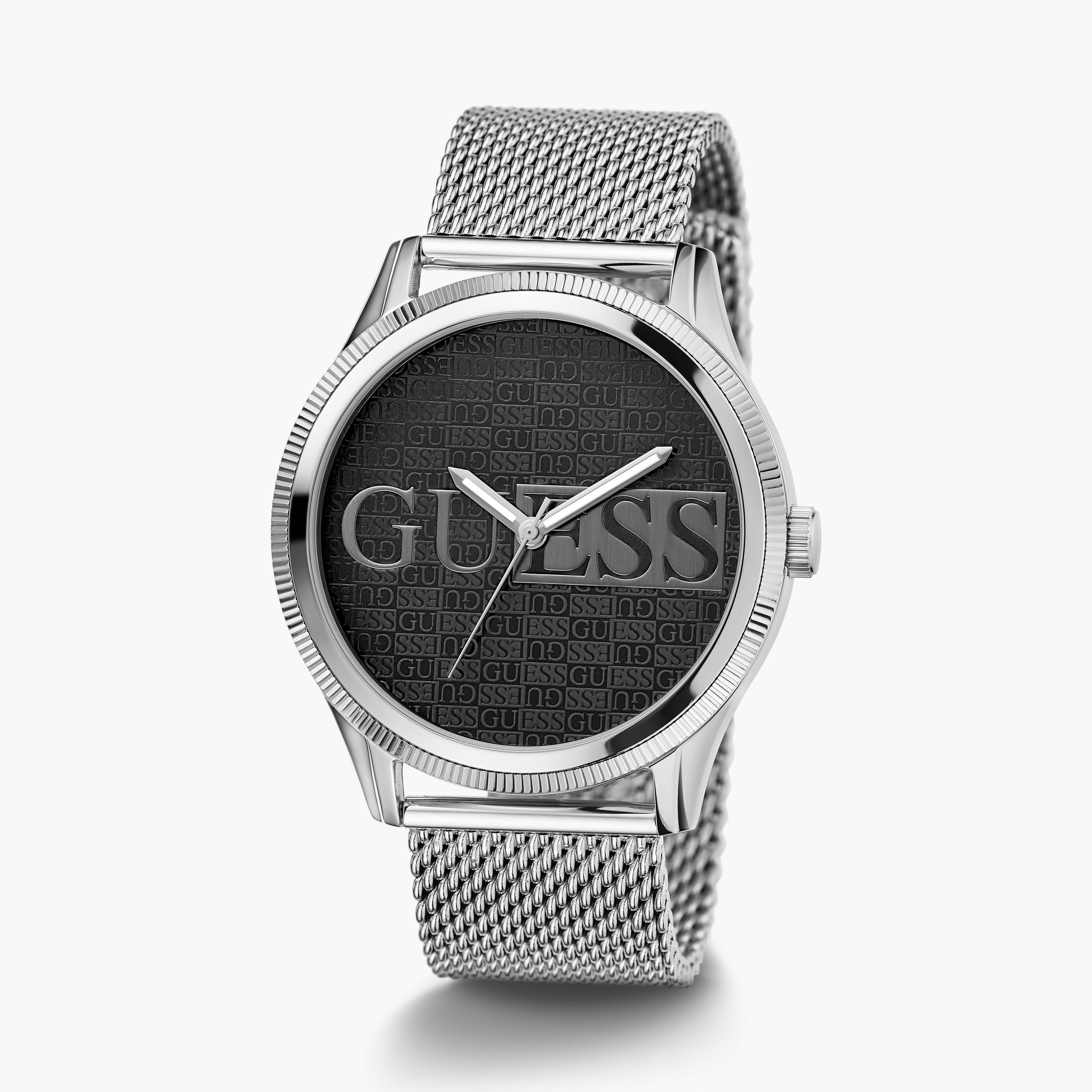 غيس- ساعة رجالية كرونوغراف فضية 44 مم سوار شبكي | GW0710G1-men-watchesandjewellery-watches-image-2
