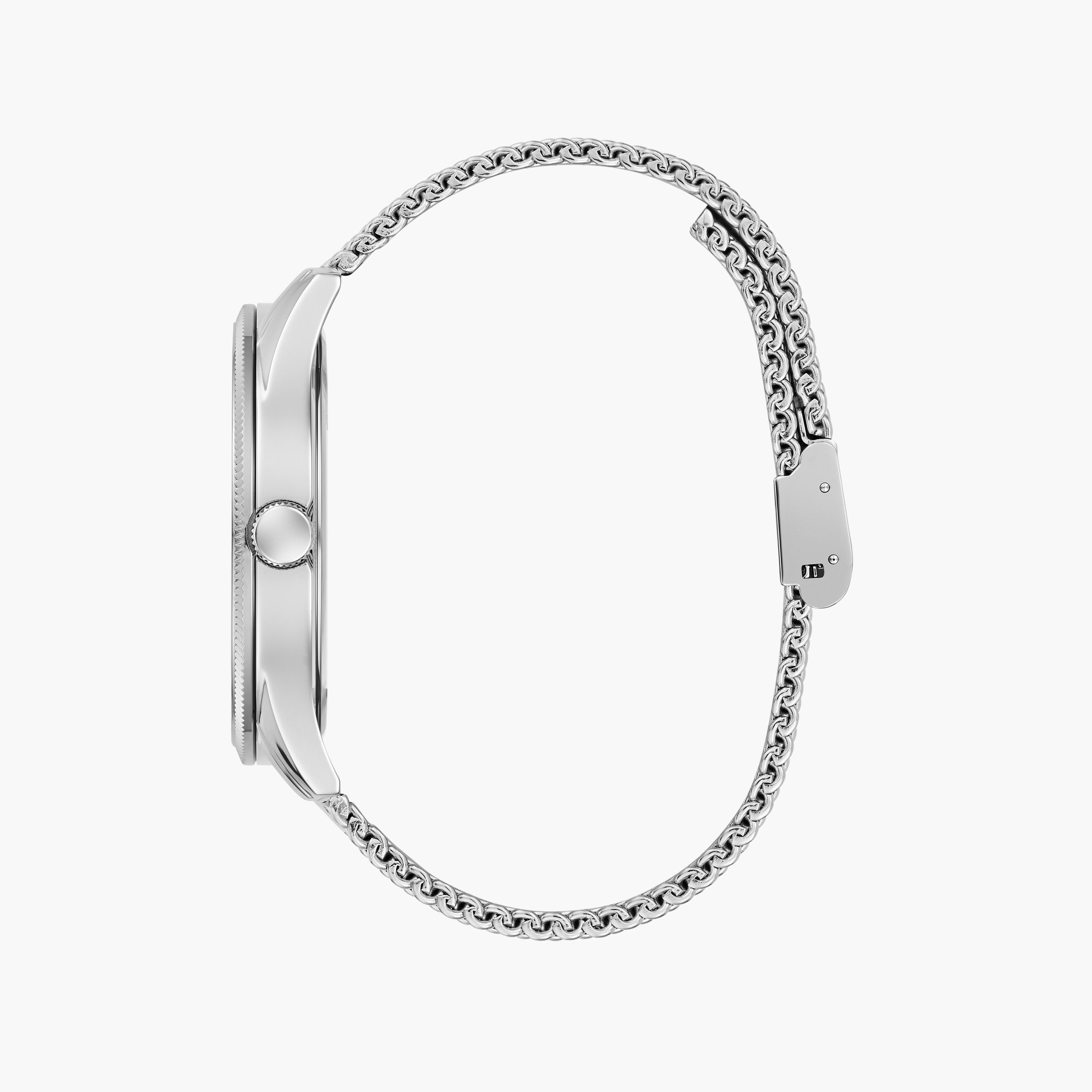 غيس- ساعة رجالية كرونوغراف فضية 44 مم سوار شبكي | GW0710G1-men-watchesandjewellery-watches-image-3