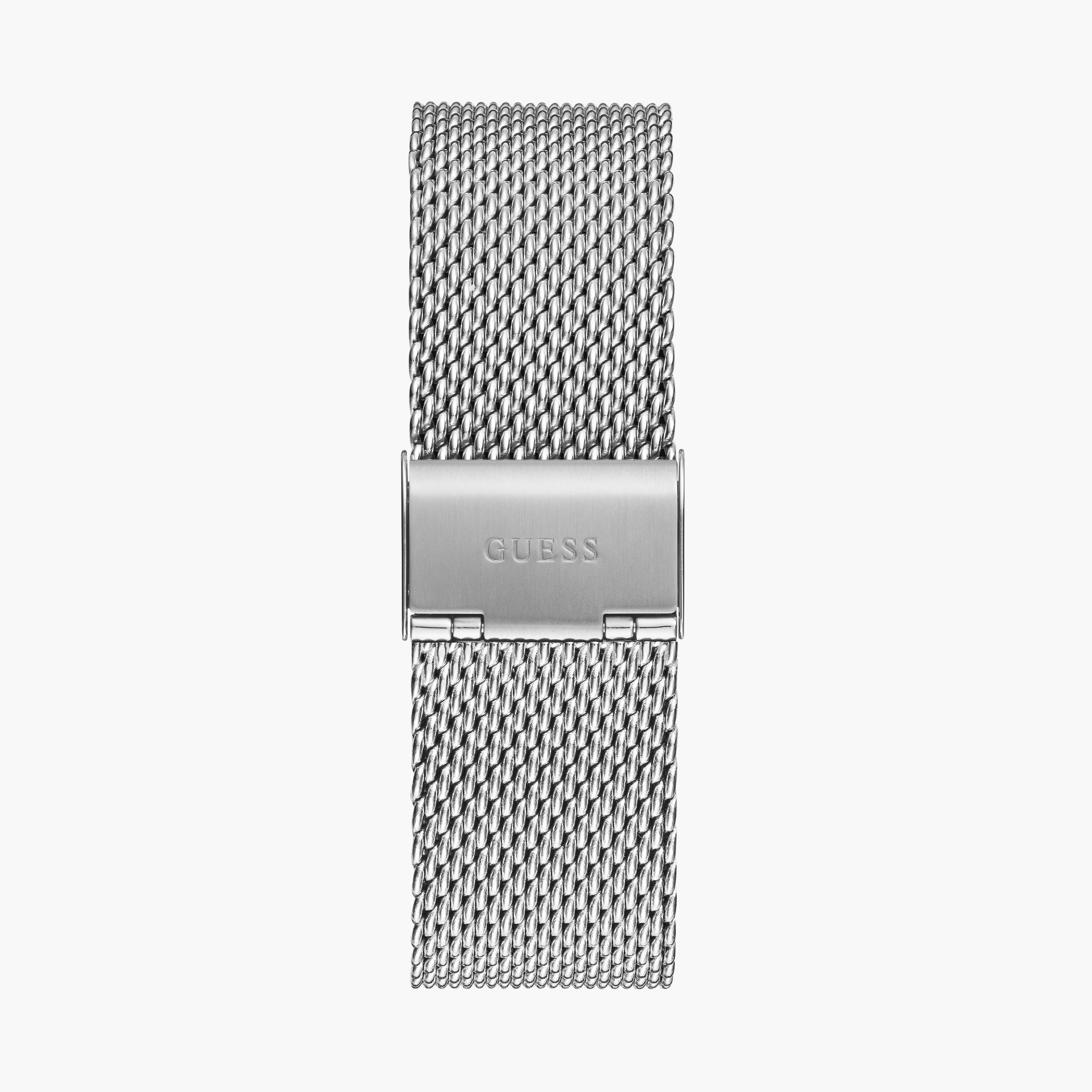 غيس- ساعة رجالية كرونوغراف فضية 44 مم سوار شبكي | GW0710G1-men-watchesandjewellery-watches-image-5