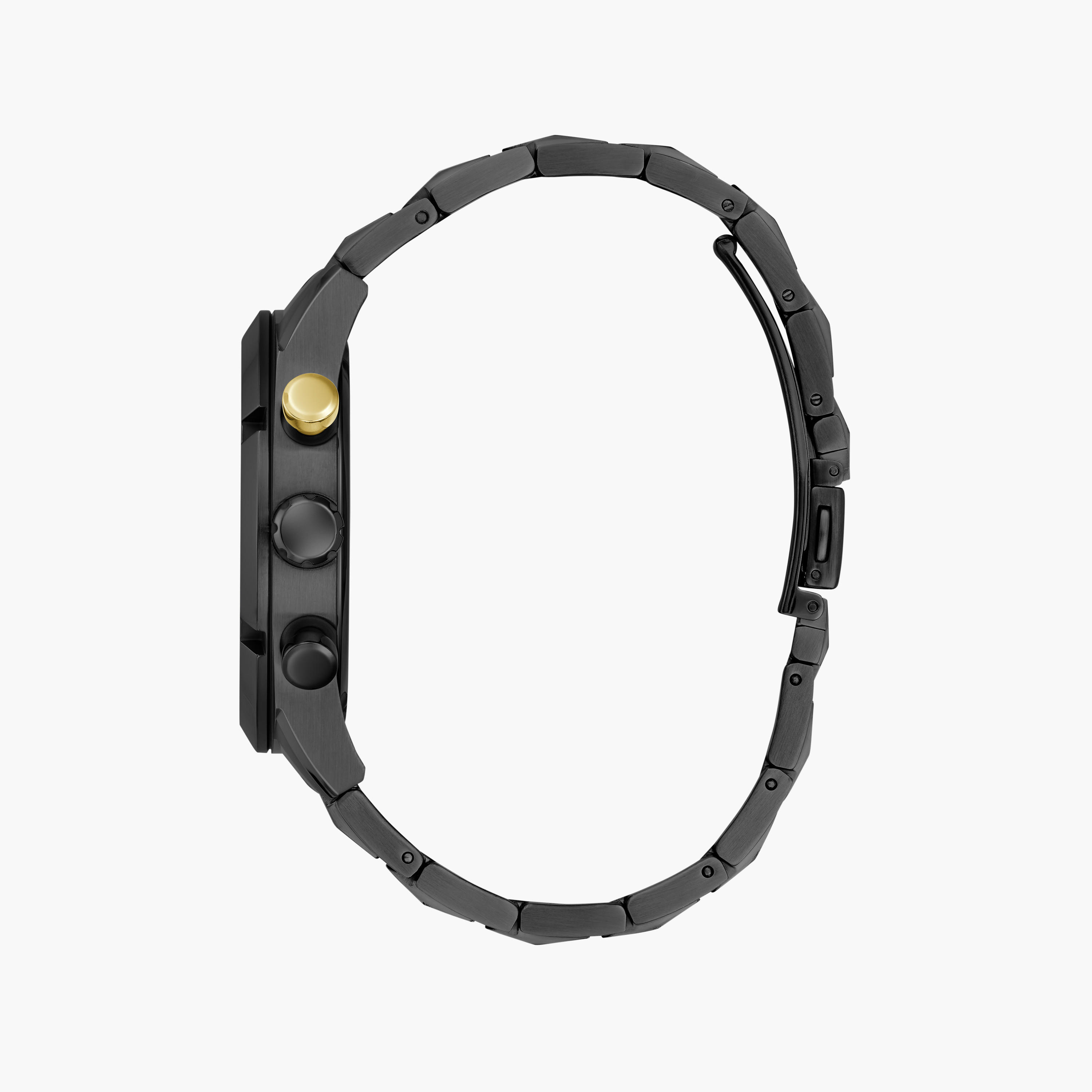 غيس- ساعة رجالية كرونوغراف سوداء 44 مم سوار معدني | GW0714G4-men-watchesandjewellery-watches-image-3