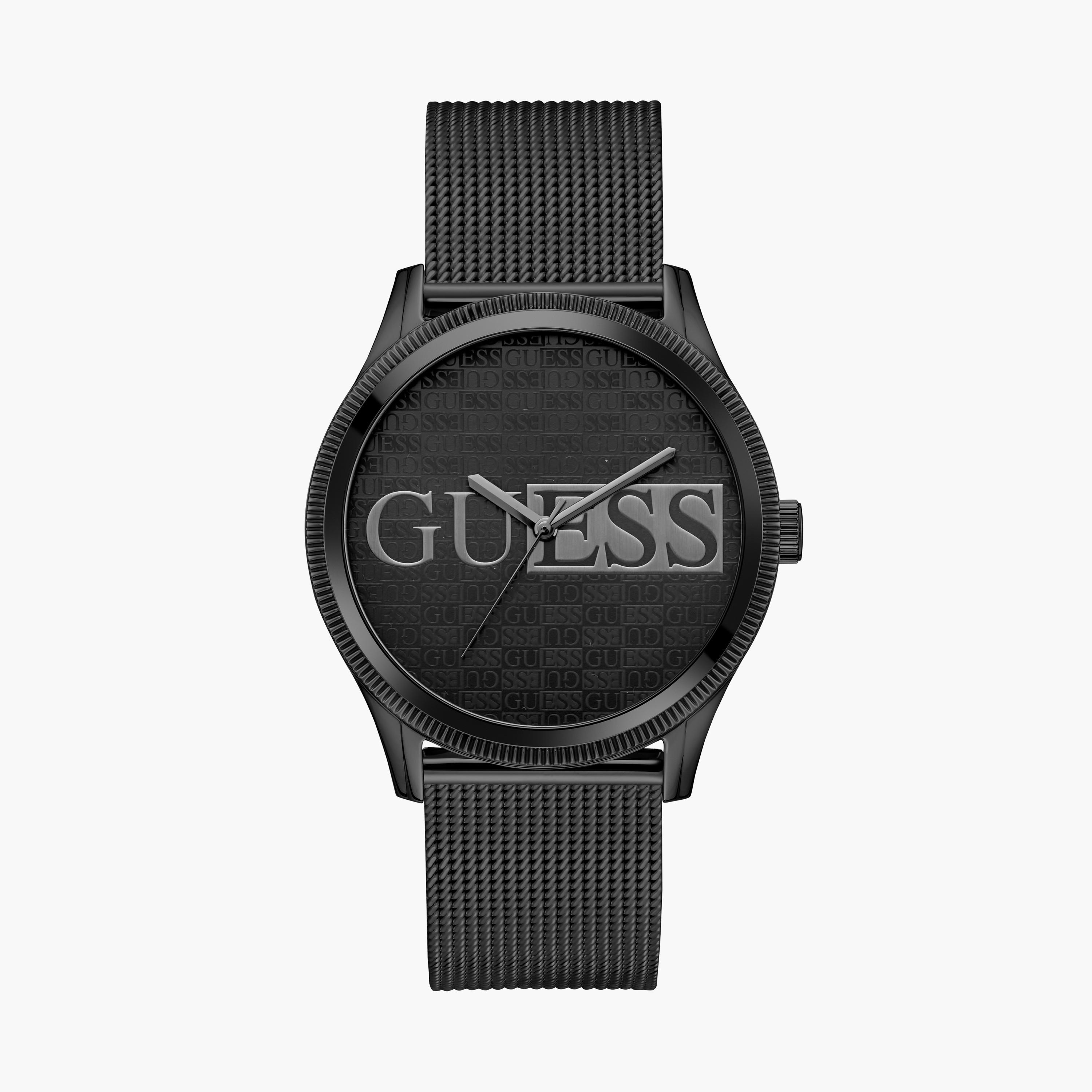 غيس- ساعة رجالية كرونوغراف سوداء 44 مم سوار شبكي | GW0710G3-men-watchesandjewellery-watches-image-1