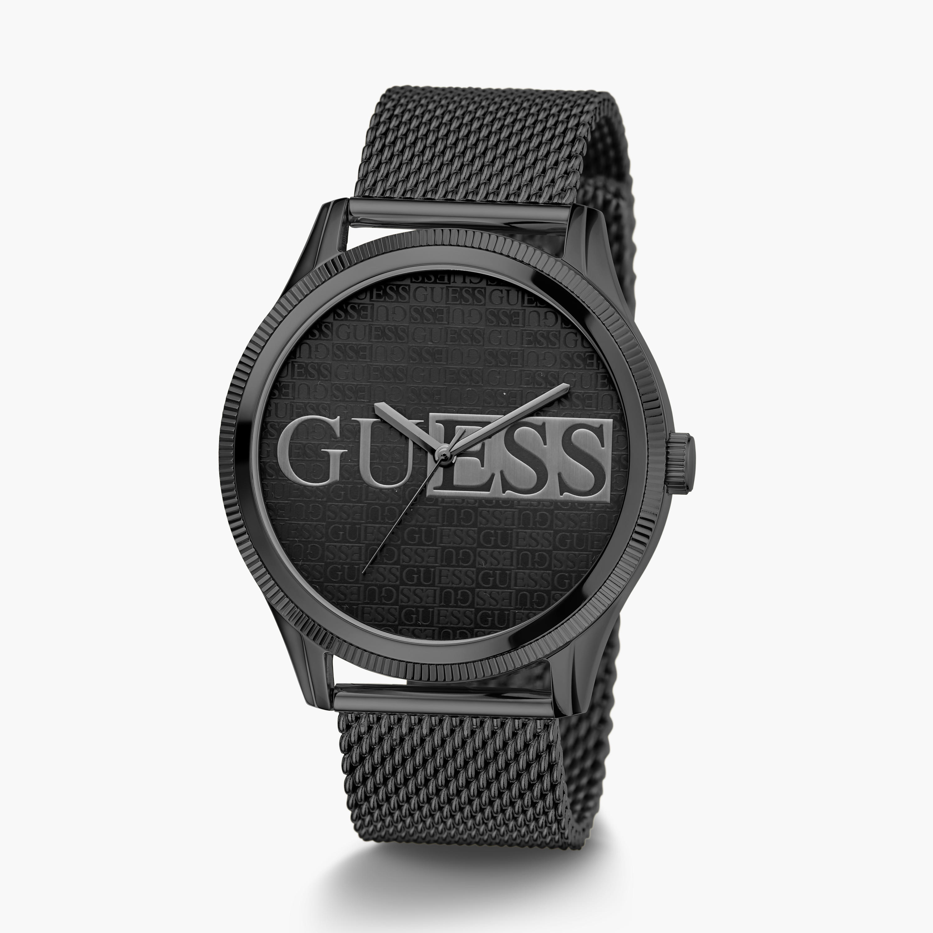 غيس- ساعة رجالية كرونوغراف سوداء 44 مم سوار شبكي | GW0710G3-men-watchesandjewellery-watches-image-2