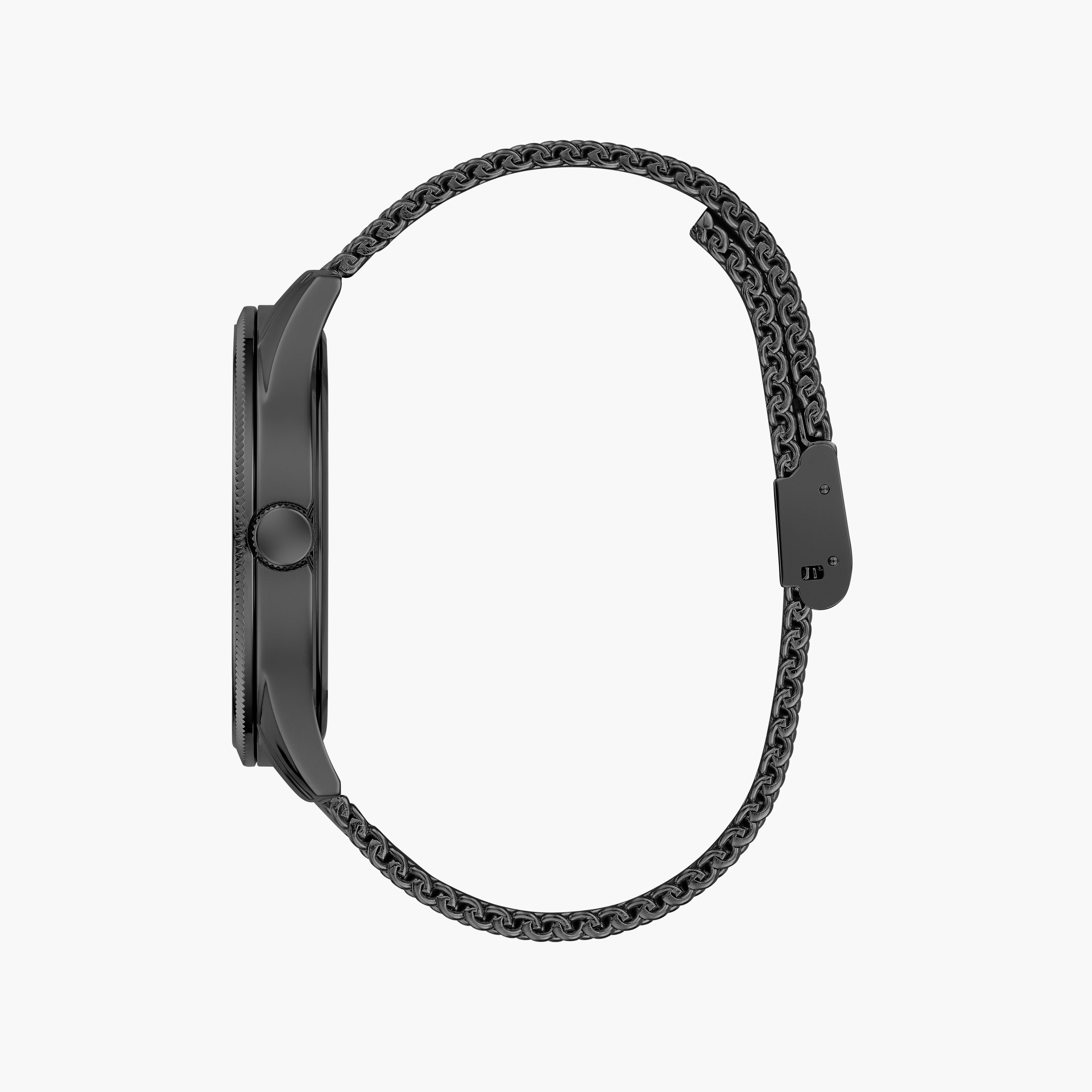 غيس- ساعة رجالية كرونوغراف سوداء 44 مم سوار شبكي | GW0710G3-men-watchesandjewellery-watches-image-3