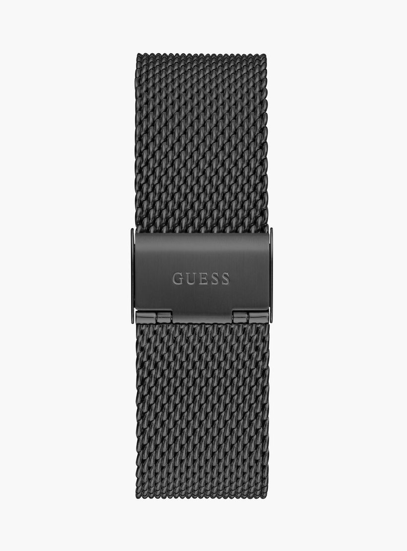 Guess Men's 44 MM Black Analog Mesh Strap Watch | GW0710G3-men-watchesandjewellery-watches-image-5
