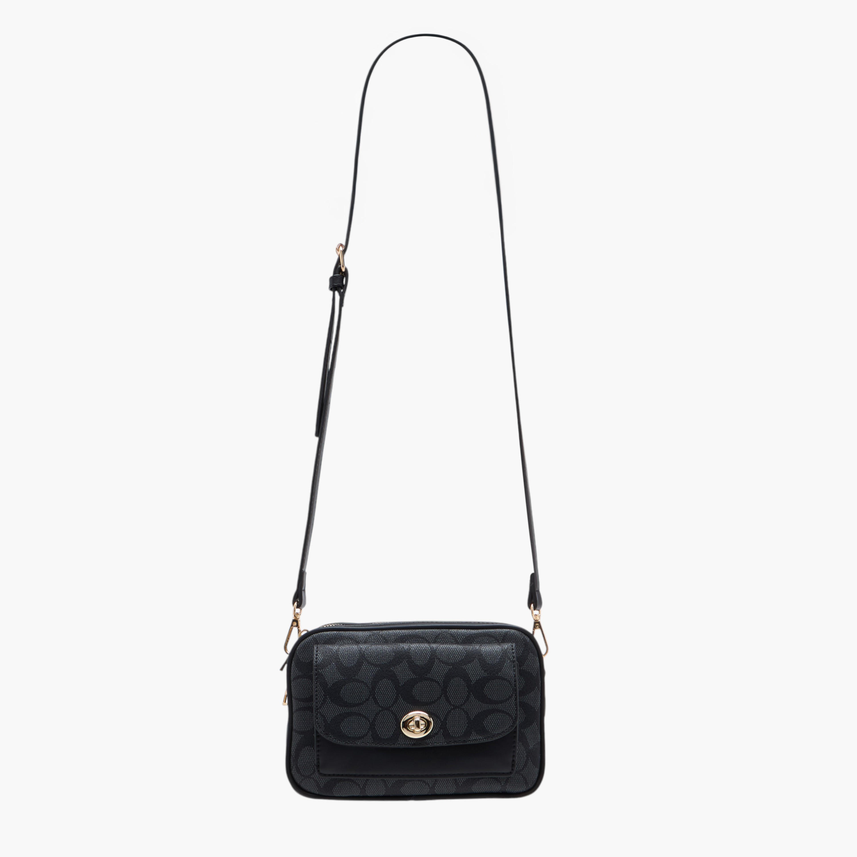 شنطة كروس بودي بارزة الملمس بسحاب إغلاق وحزام قابل للفصل من ساشا-women-bagsandwallets-handbags-image-3
