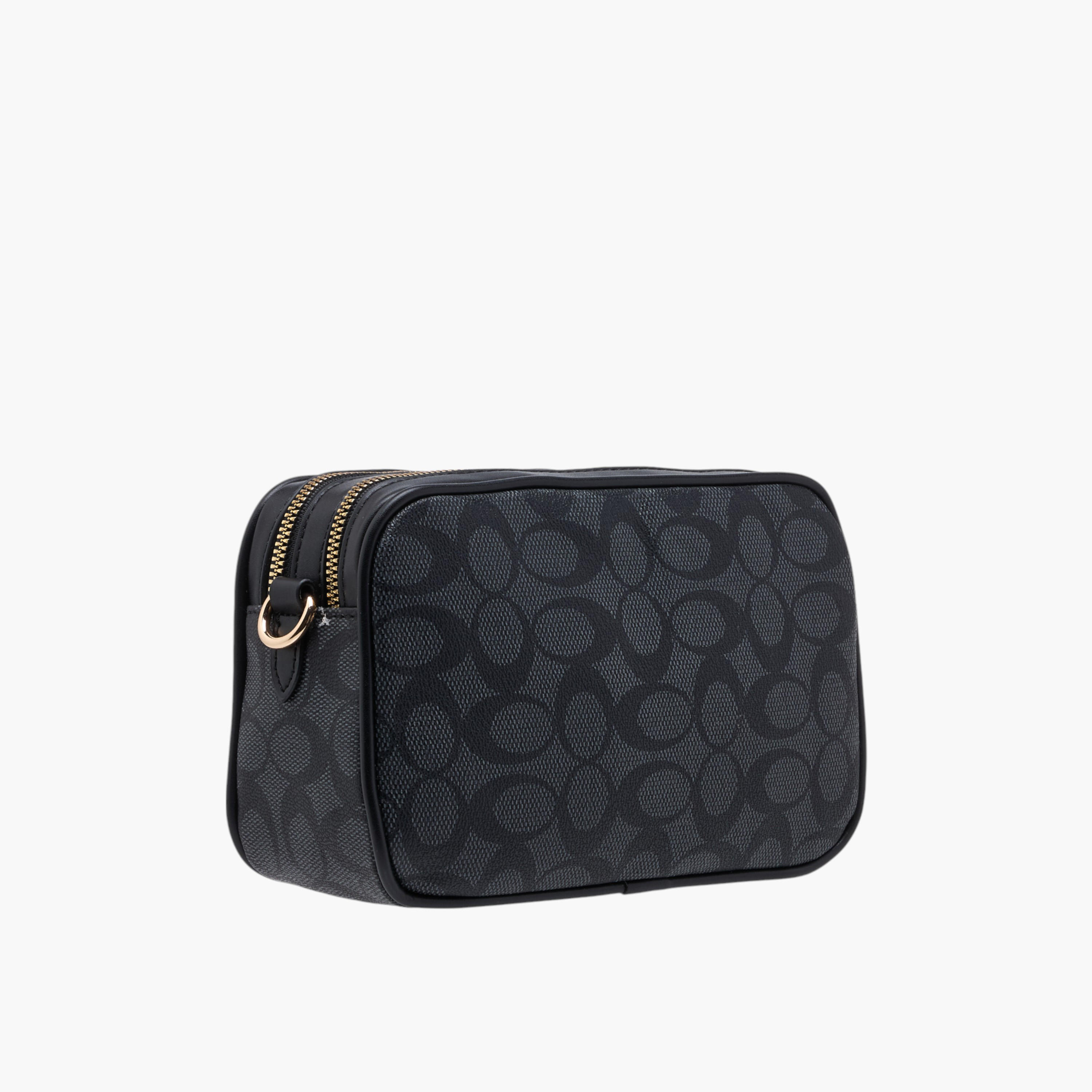 شنطة كروس بودي بارزة الملمس بسحاب إغلاق وحزام قابل للفصل من ساشا-women-bagsandwallets-handbags-image-4