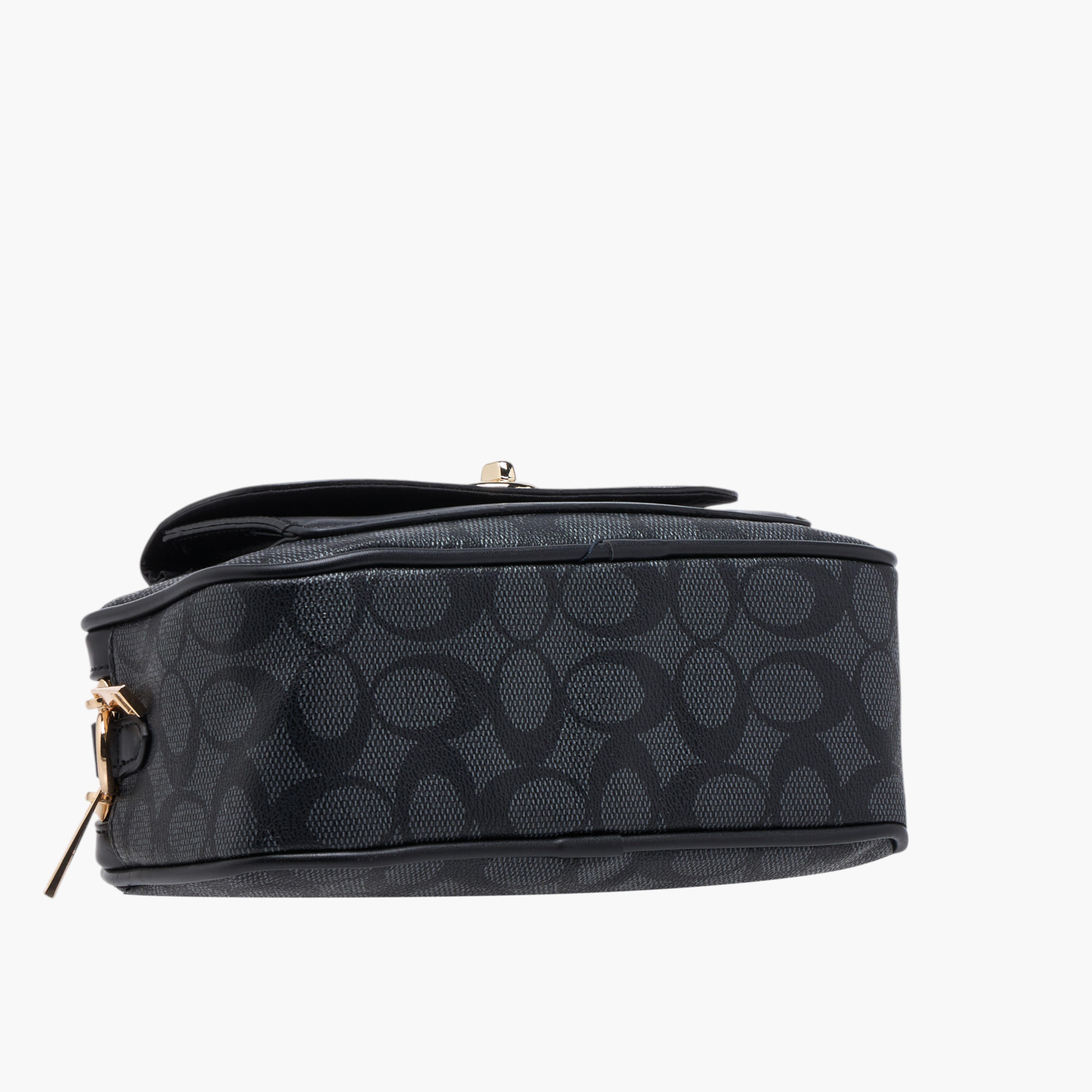 شنطة كروس بودي بارزة الملمس بسحاب إغلاق وحزام قابل للفصل من ساشا-women-bagsandwallets-handbags-image-7