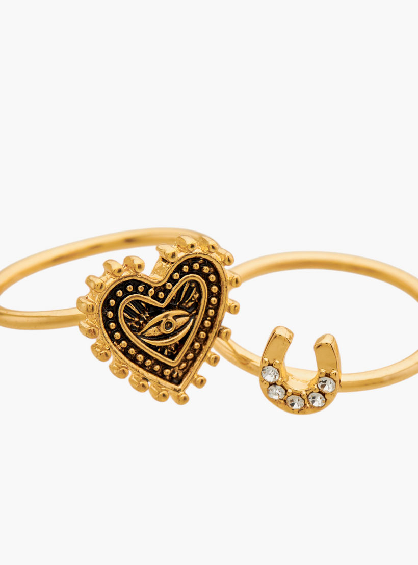 مجموعة خواتم متنوعة 7 قطع - L-XL-women-watchesandjewellery-jewellery-rings-image-5