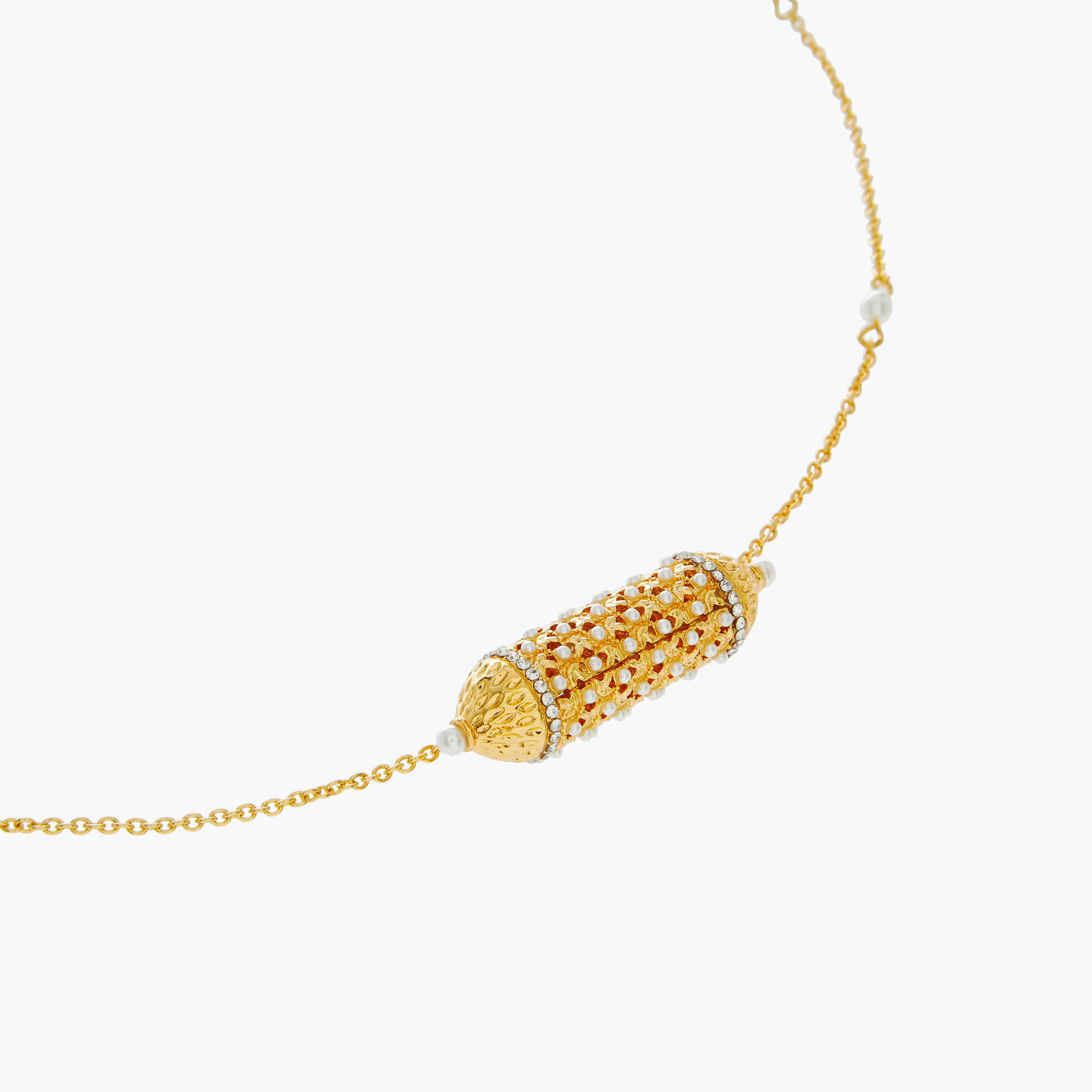 Pearl Studded Pendant Necklace with Lobster Clasp Closure-women-watchesandjewellery-jewellery-necklacesandpendants-image-3