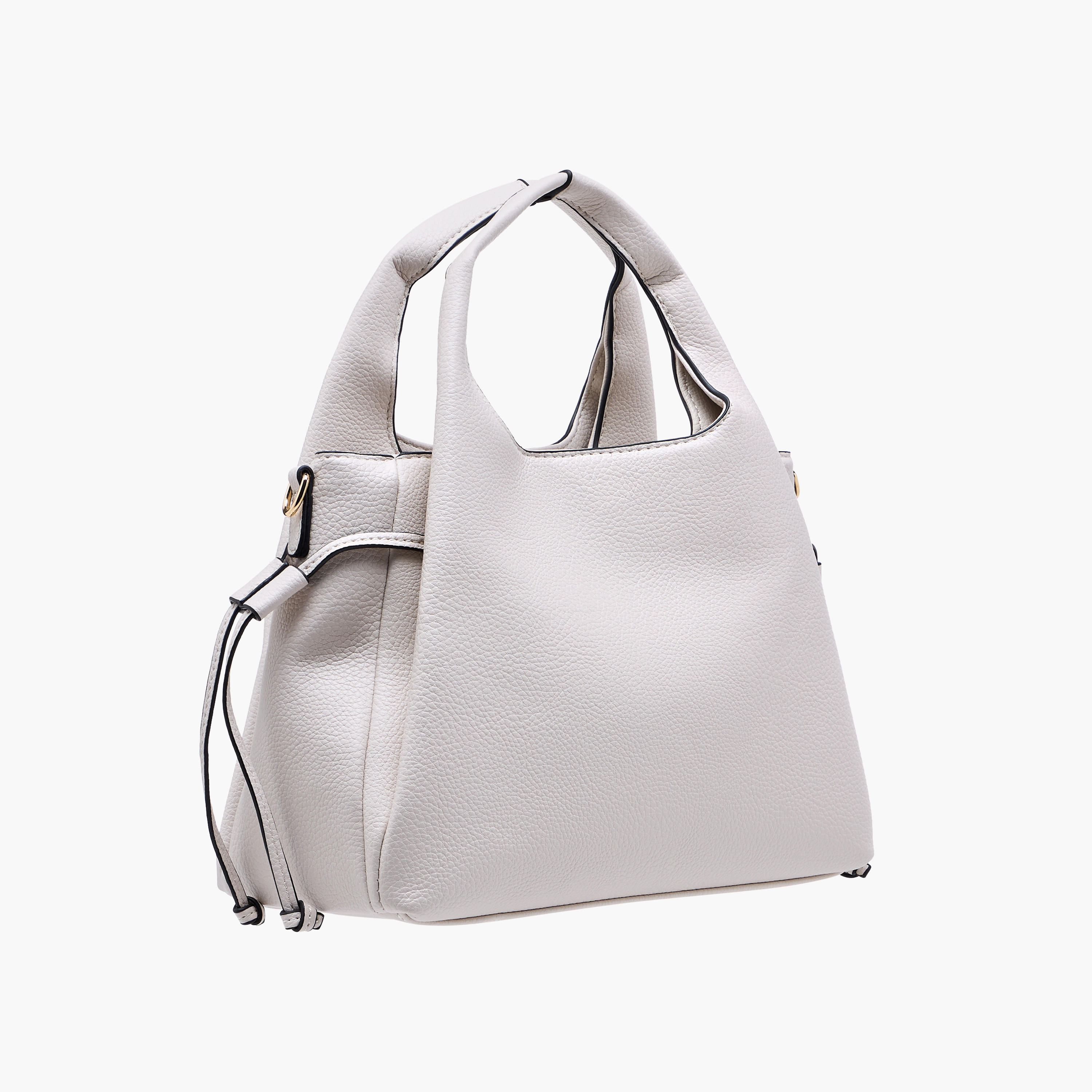 Sasha Textured Tote Bag with Zip Closure and Top Handle-women-bagsandwallets-handbags-image-4
