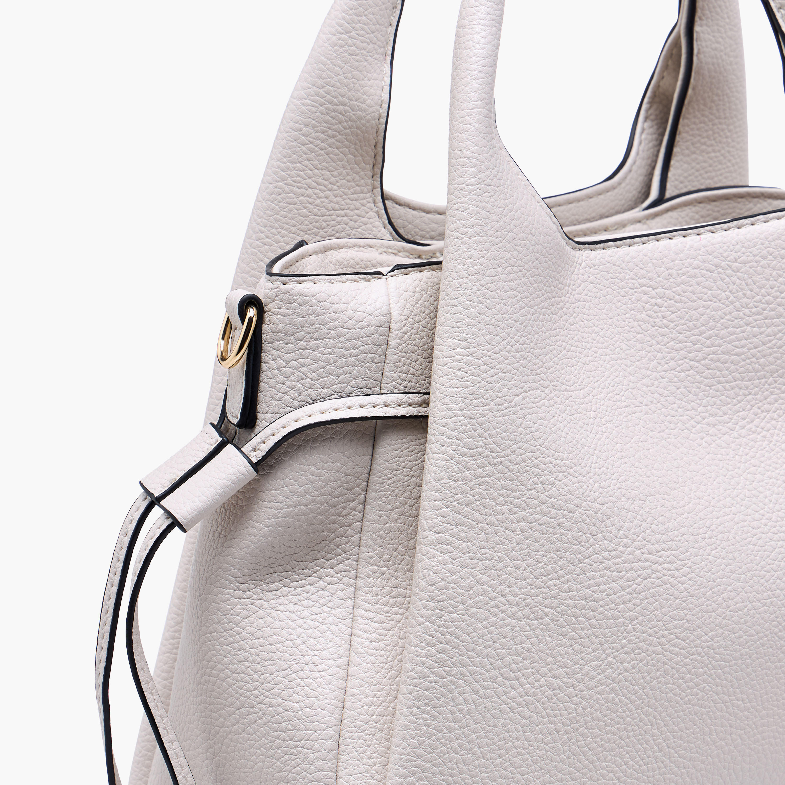 Sasha Textured Tote Bag with Zip Closure and Top Handle-women-bagsandwallets-handbags-image-6