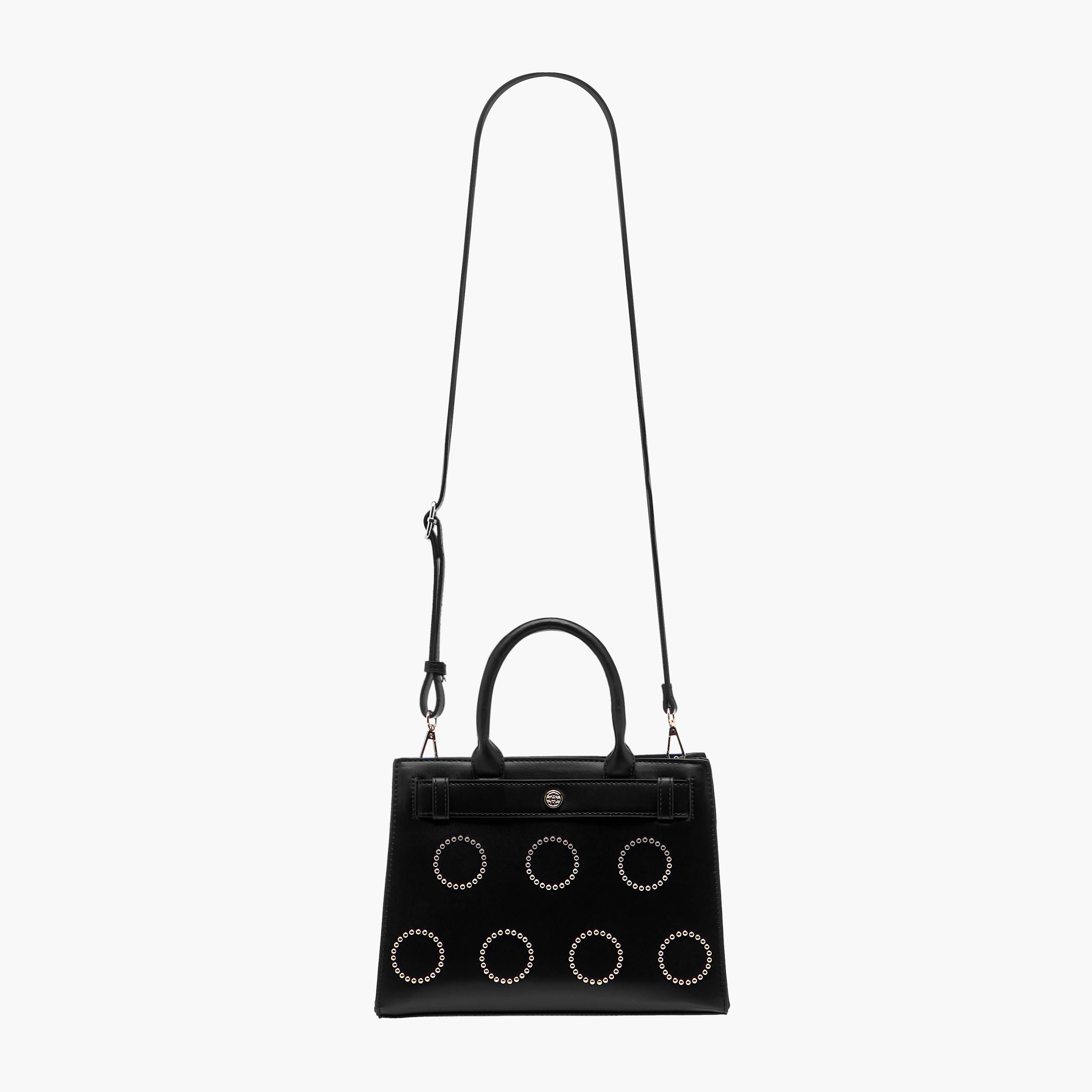 شنطة توتي مزينة بسحاب إغلاق وحزام قابل للفصل من ساشا-women-bagsandwallets-handbags-image-3