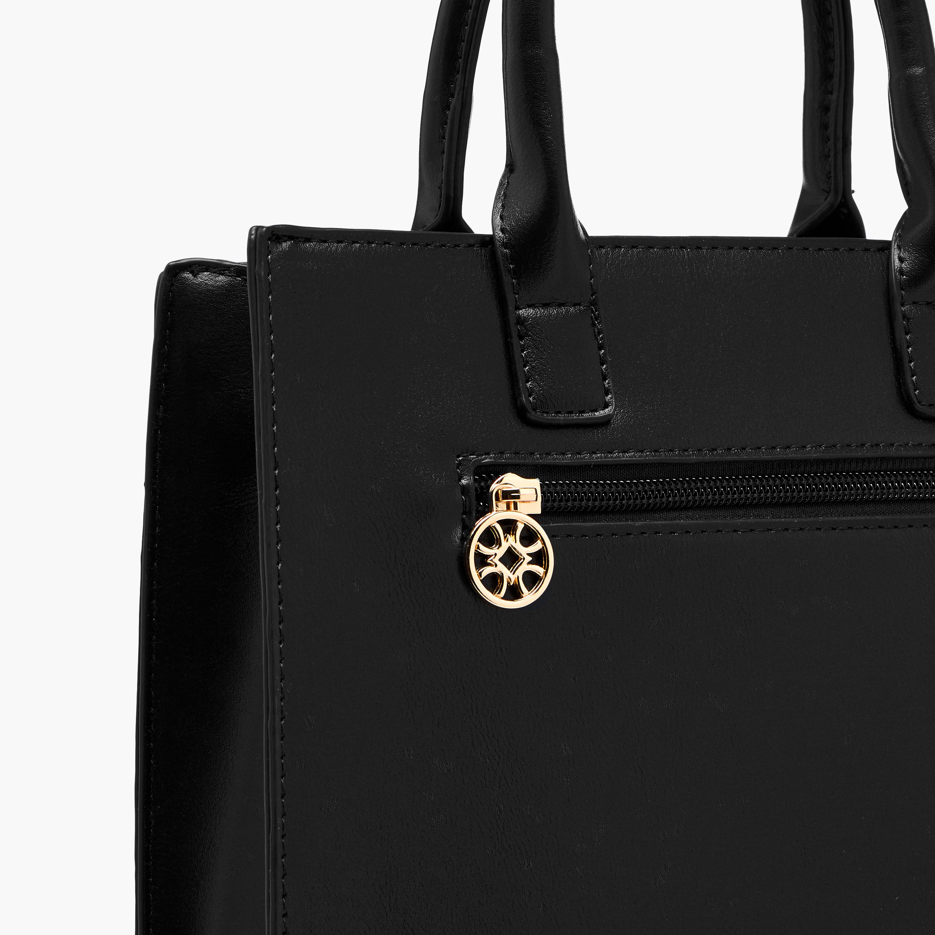 شنطة توتي مزينة بسحاب إغلاق وحزام قابل للفصل من ساشا-women-bagsandwallets-handbags-image-6