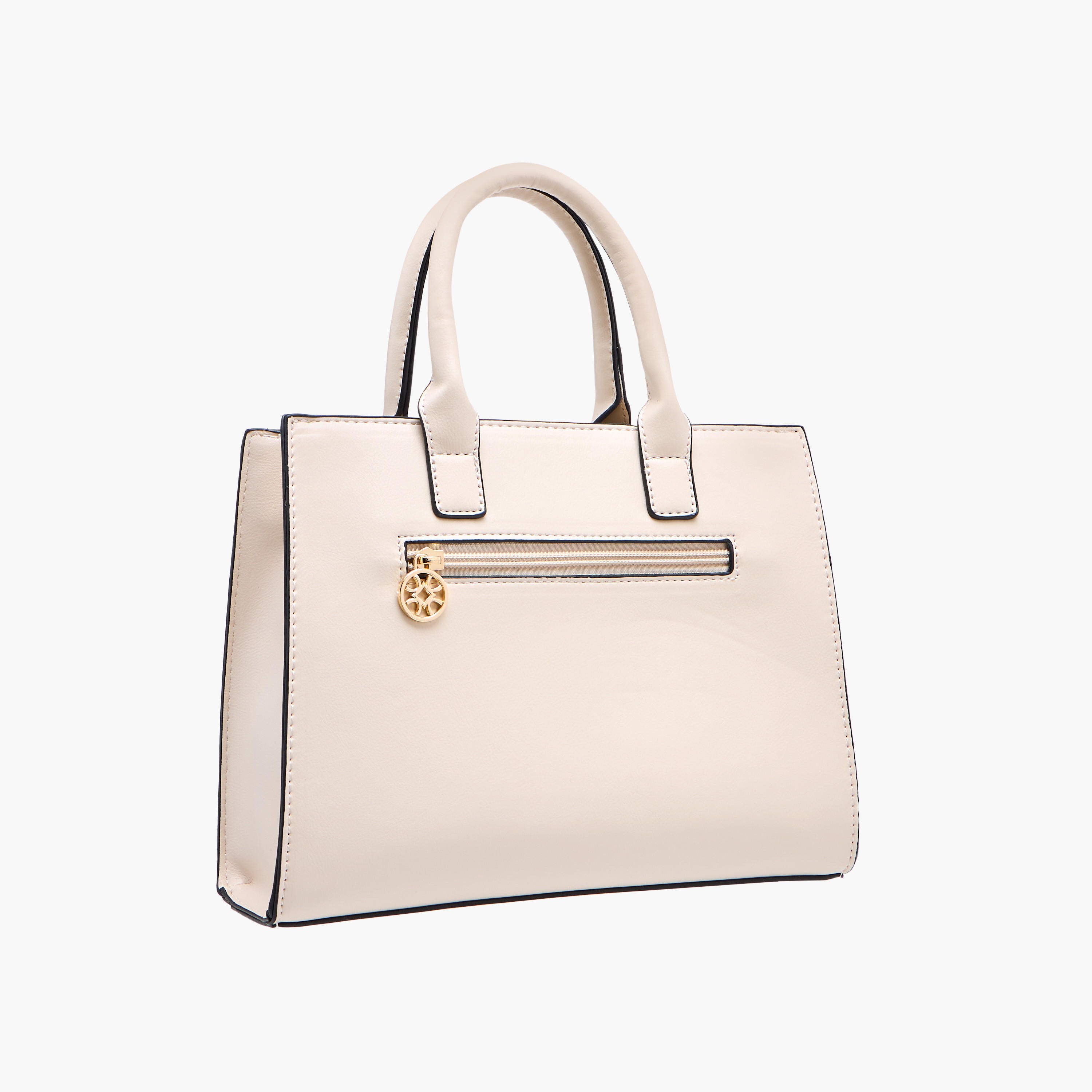 شنطة توتي مزينة بسحاب إغلاق وحزام قابل للفصل من ساشا-women-bagsandwallets-handbags-image-4
