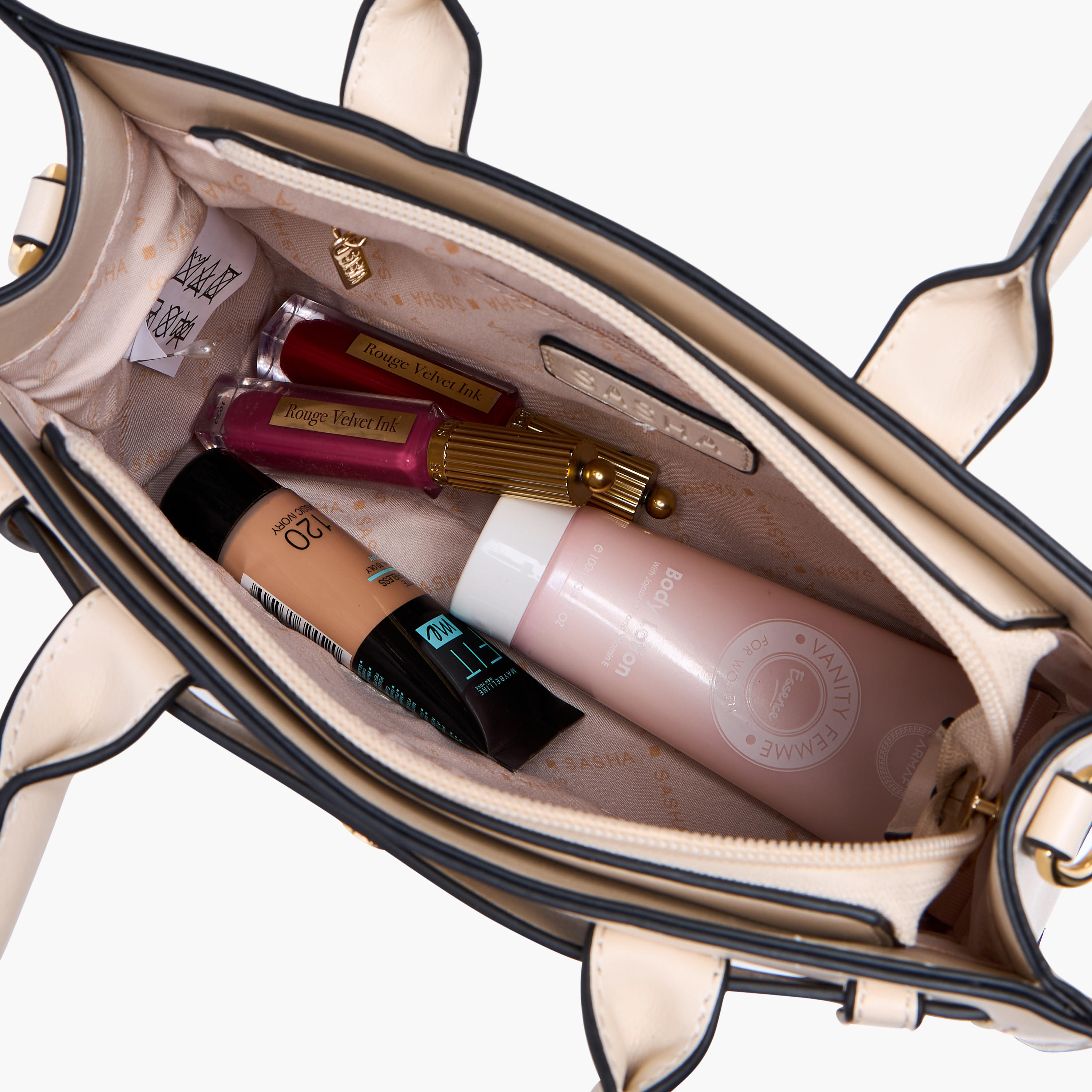 شنطة توتي مزينة بسحاب إغلاق وحزام قابل للفصل من ساشا-women-bagsandwallets-handbags-image-9