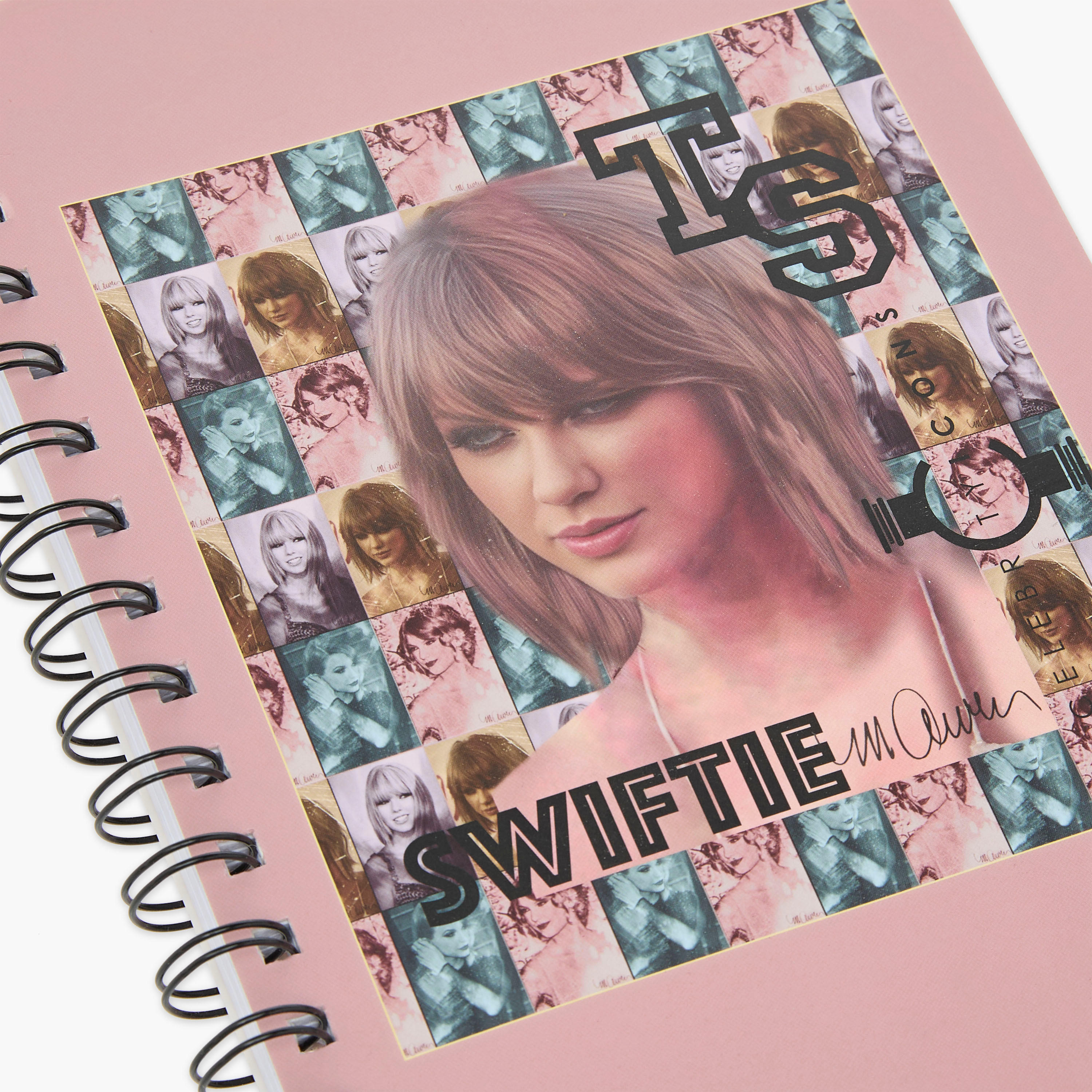 Taylor Swift Print A5 Spiral Notebook-school-stationery-notebooks-image-4