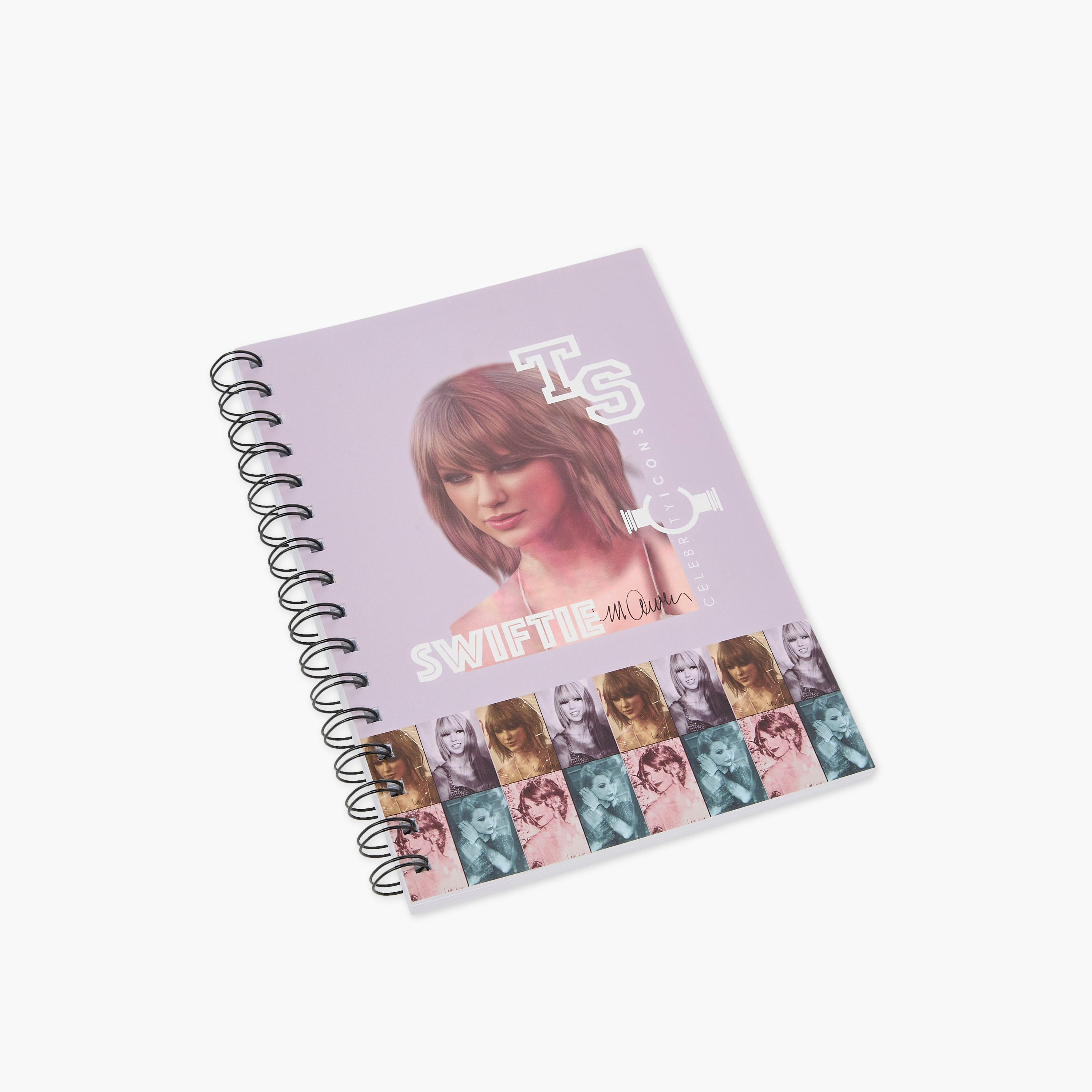 Taylor Swift Print A6 Spiral Notebook-school-stationery-notebooks-image-2
