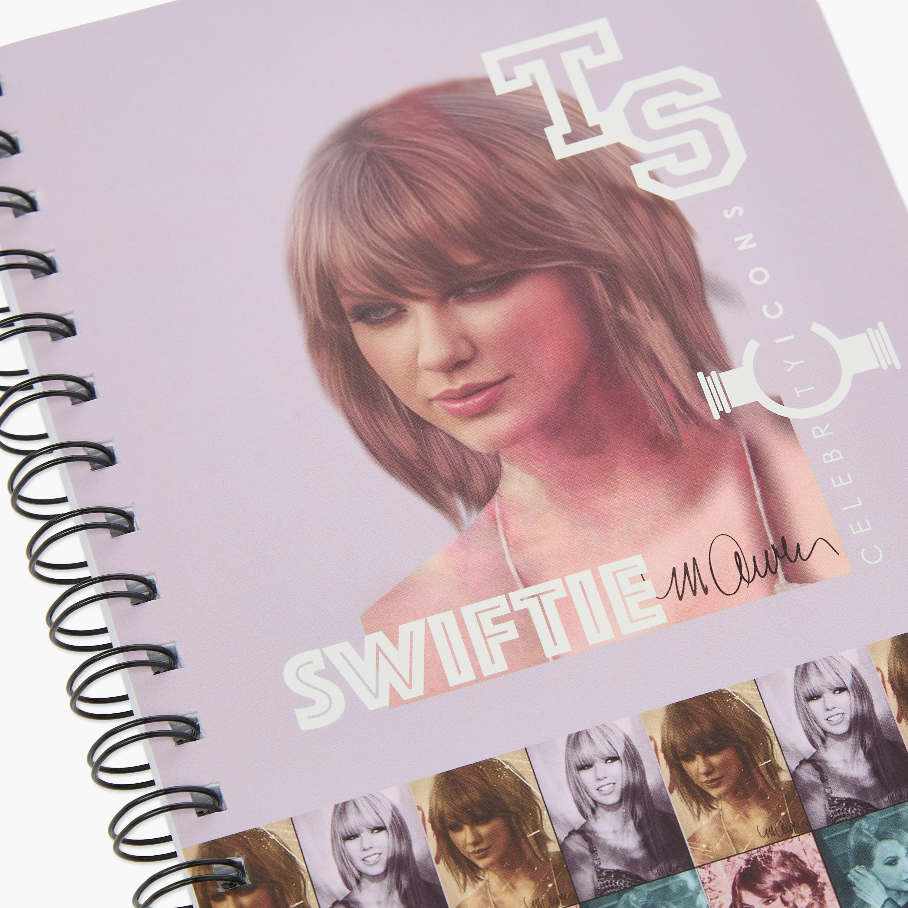 Taylor Swift Print A6 Spiral Notebook-school-stationery-notebooks-image-4
