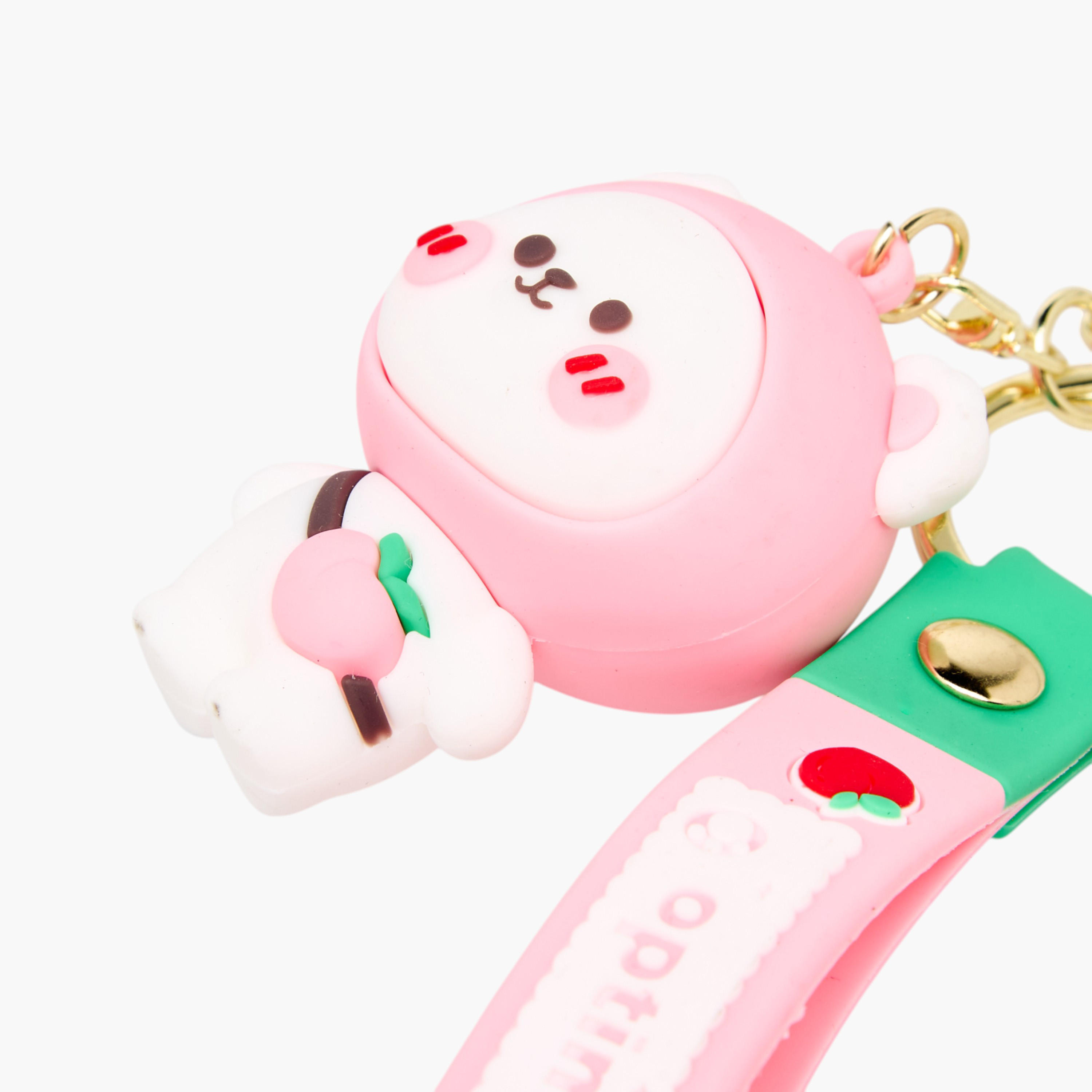 Bear Keychain with Strap and Hook-girls-accessories-keyringsandbagcharms-image-3