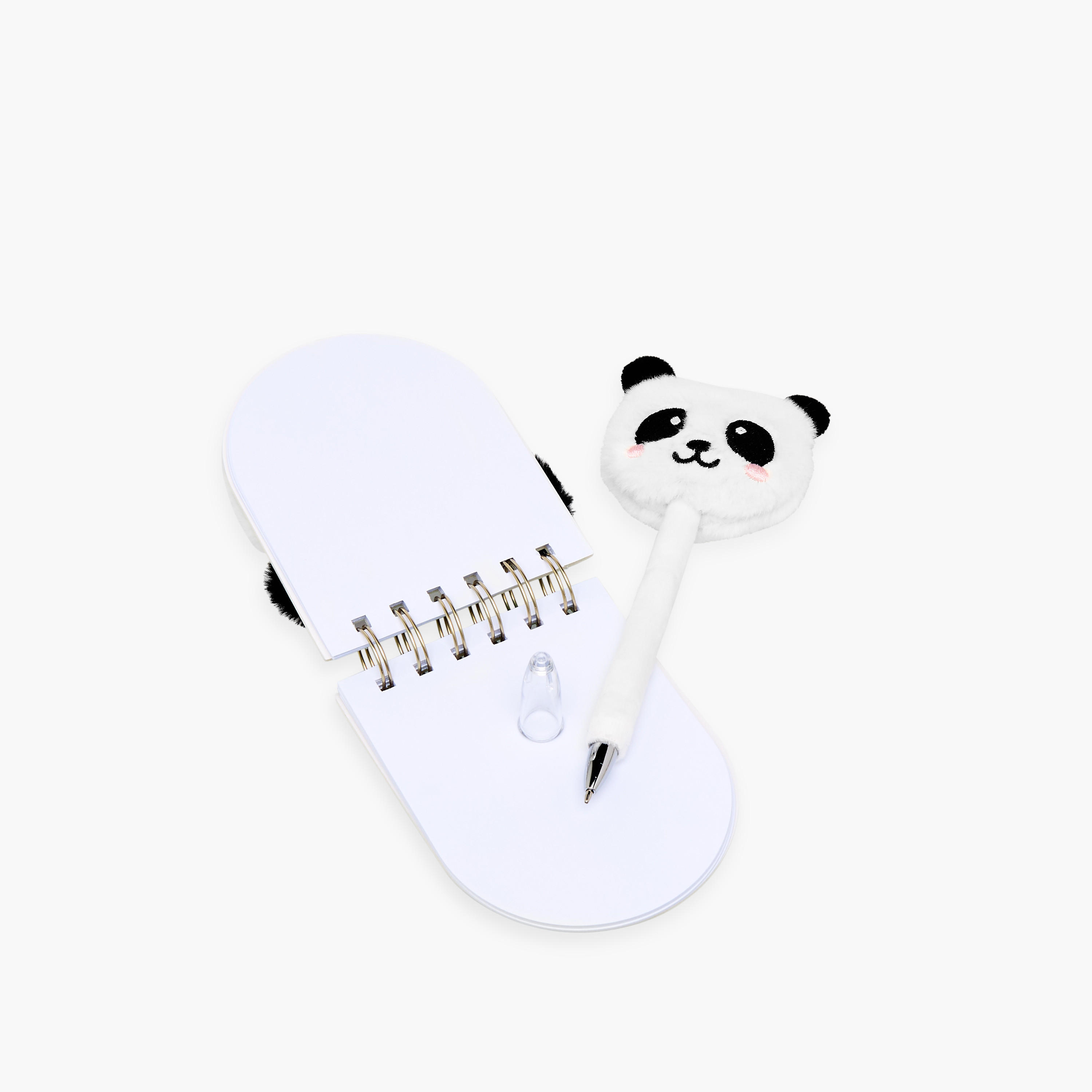 Syloon Panda Accent Notepad and Pen Set-school-stationery-sets-image-3