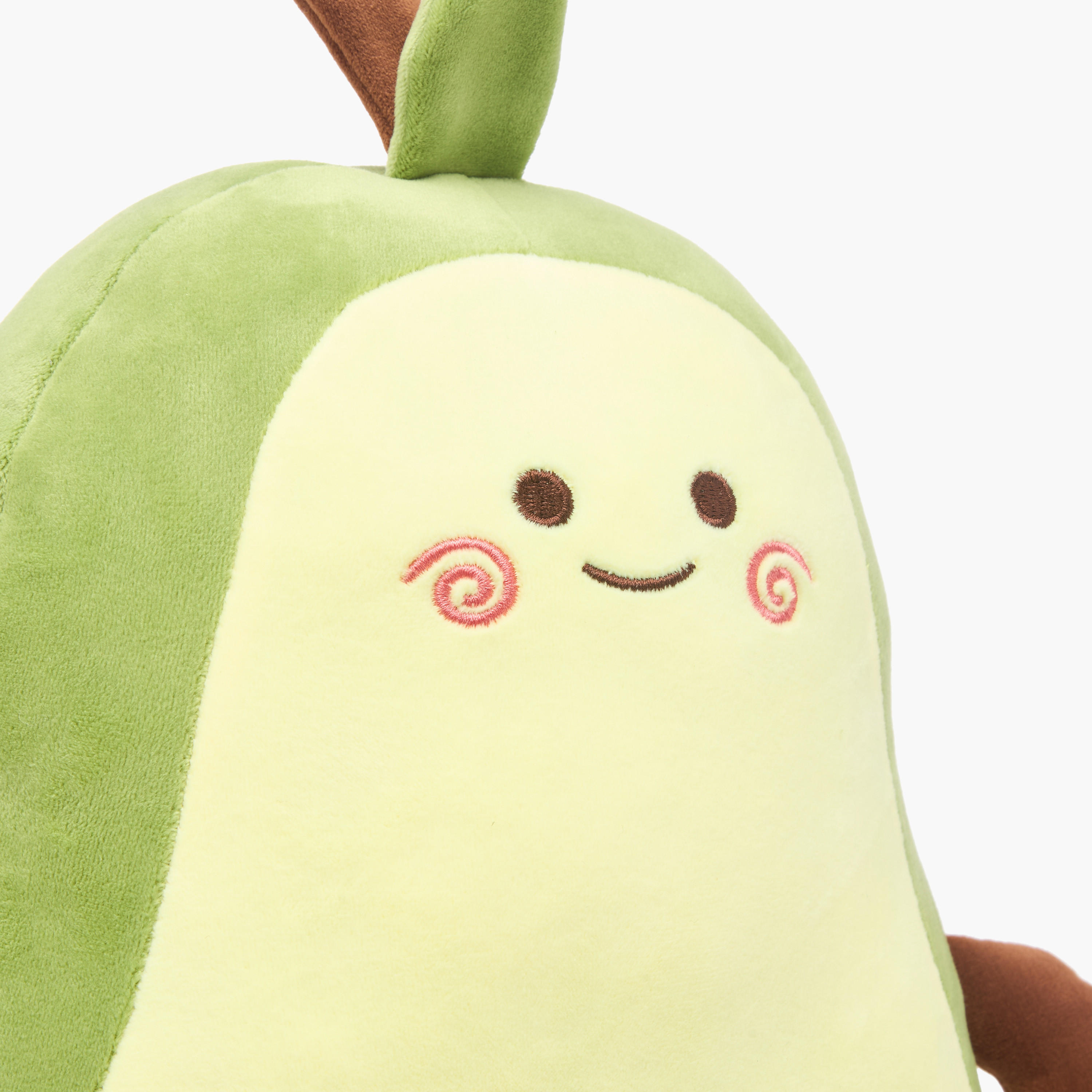 Syloon Avocado Plush Cushion-household-cushionsandthrows-filledcushions-decorativecushions-image-4