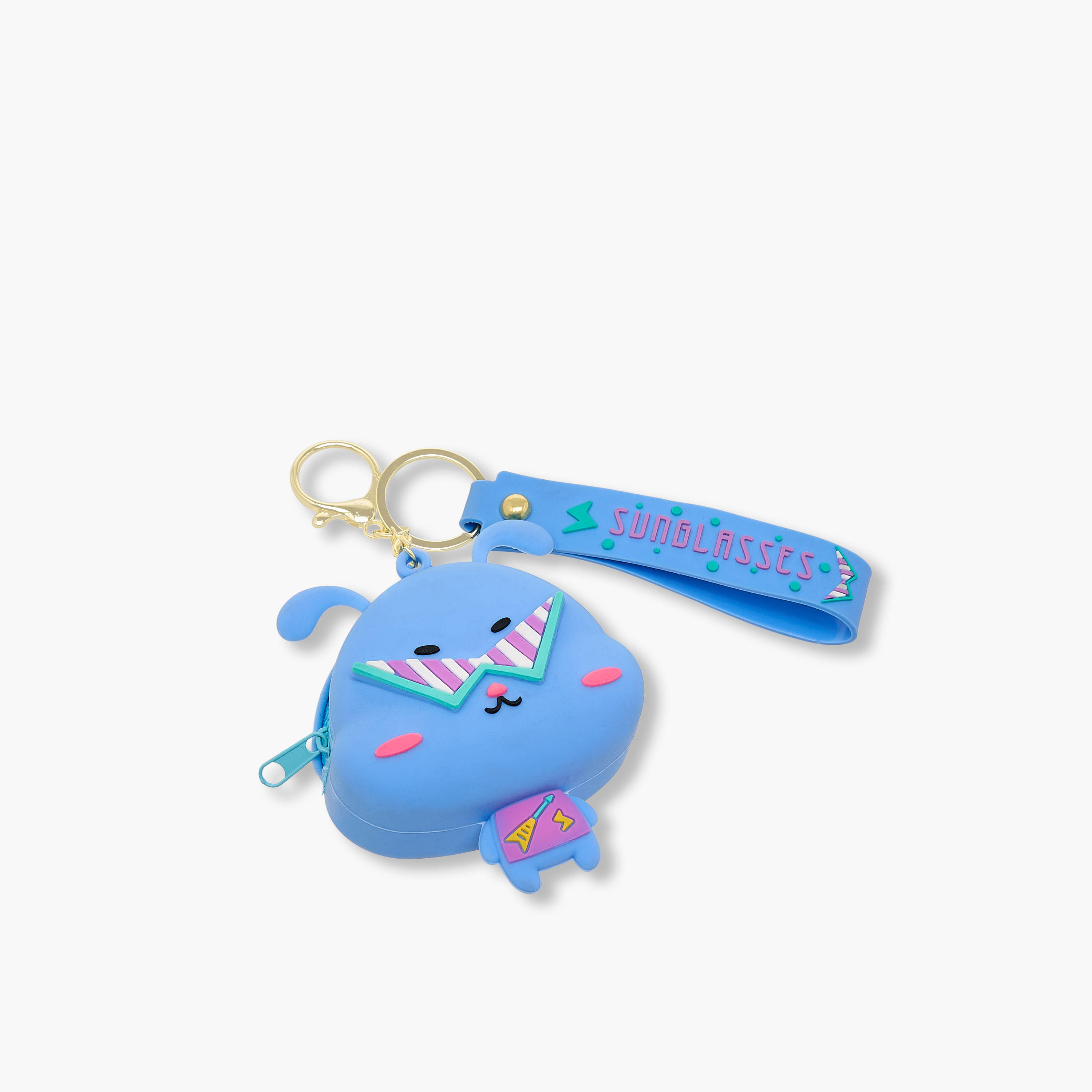 Syloon Rabbit Coin Pouch Keyring with Lobster Hook-girls-accessories-keyringsandbagcharms-image-1