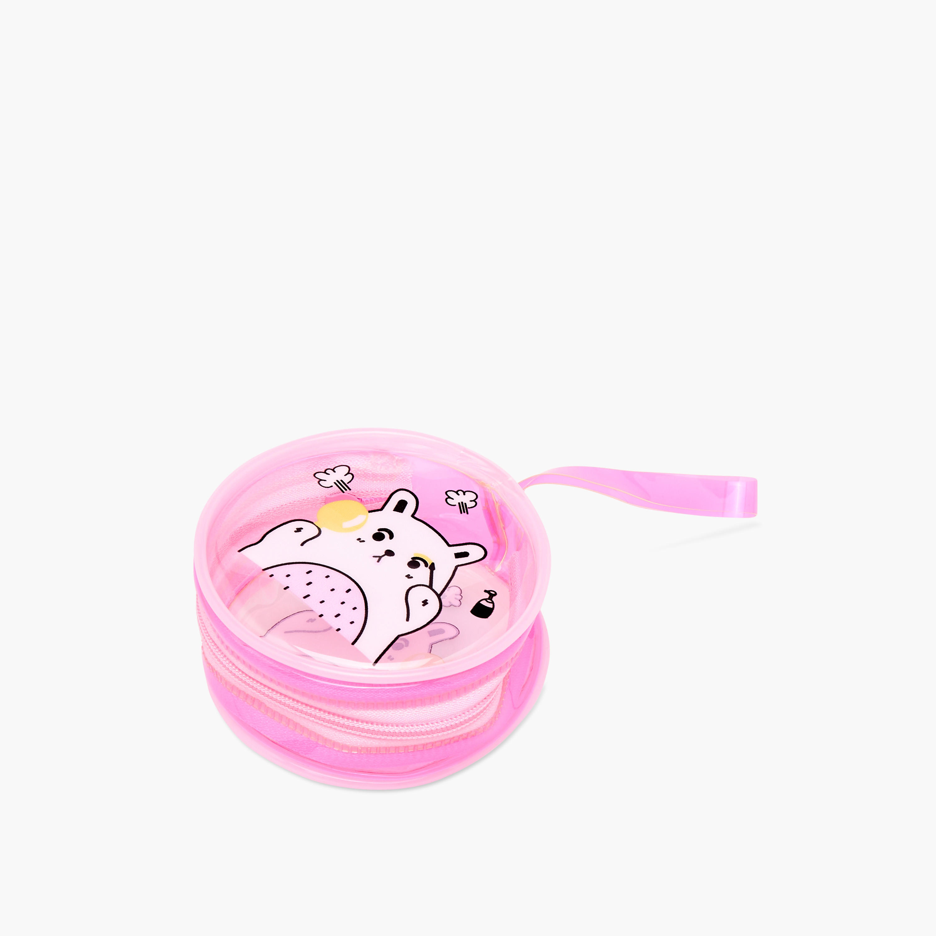 Syloon Bear Print Pouch Keyring-girls-accessories-keyringsandbagcharms-image-2