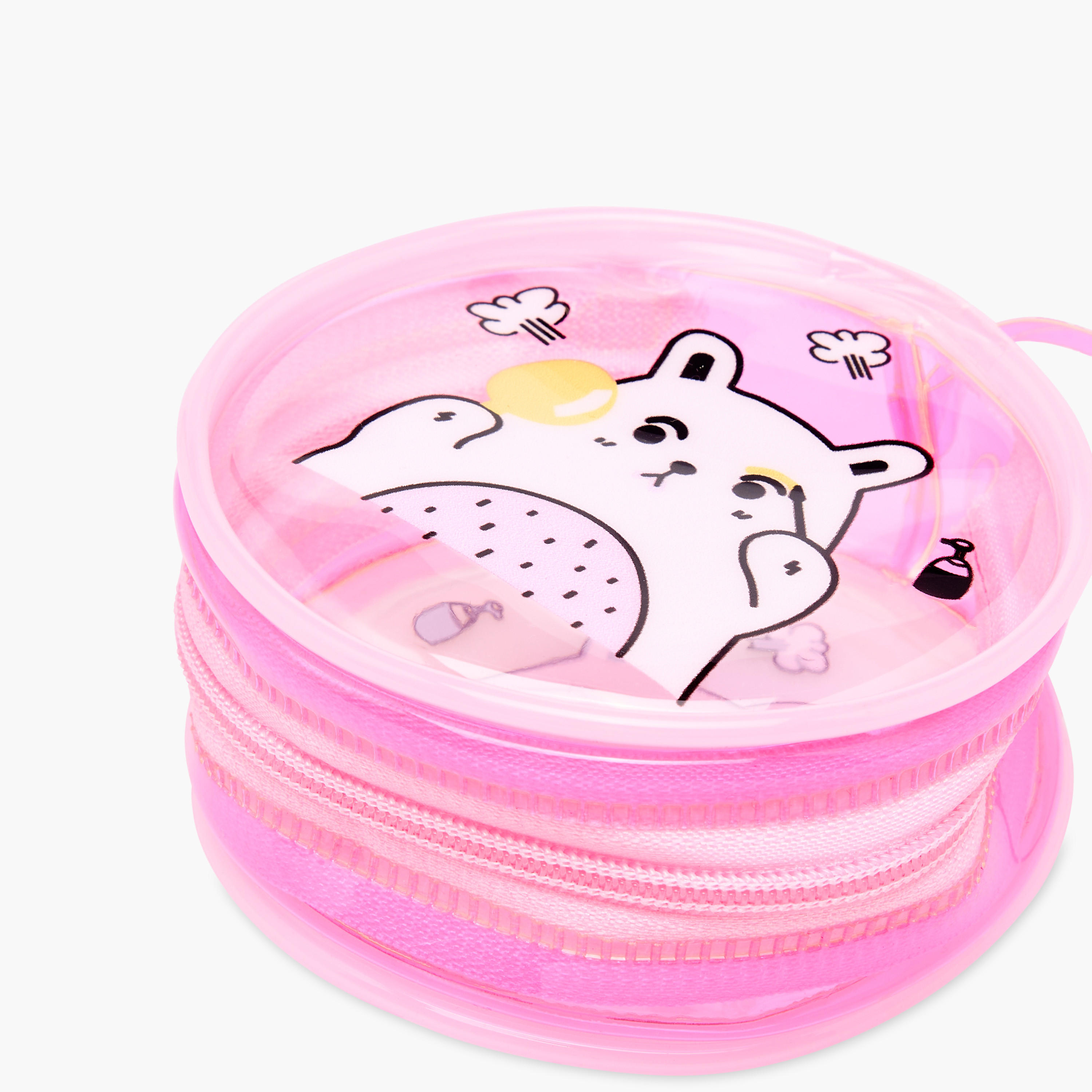 Syloon Bear Print Pouch Keyring-girls-accessories-keyringsandbagcharms-image-3
