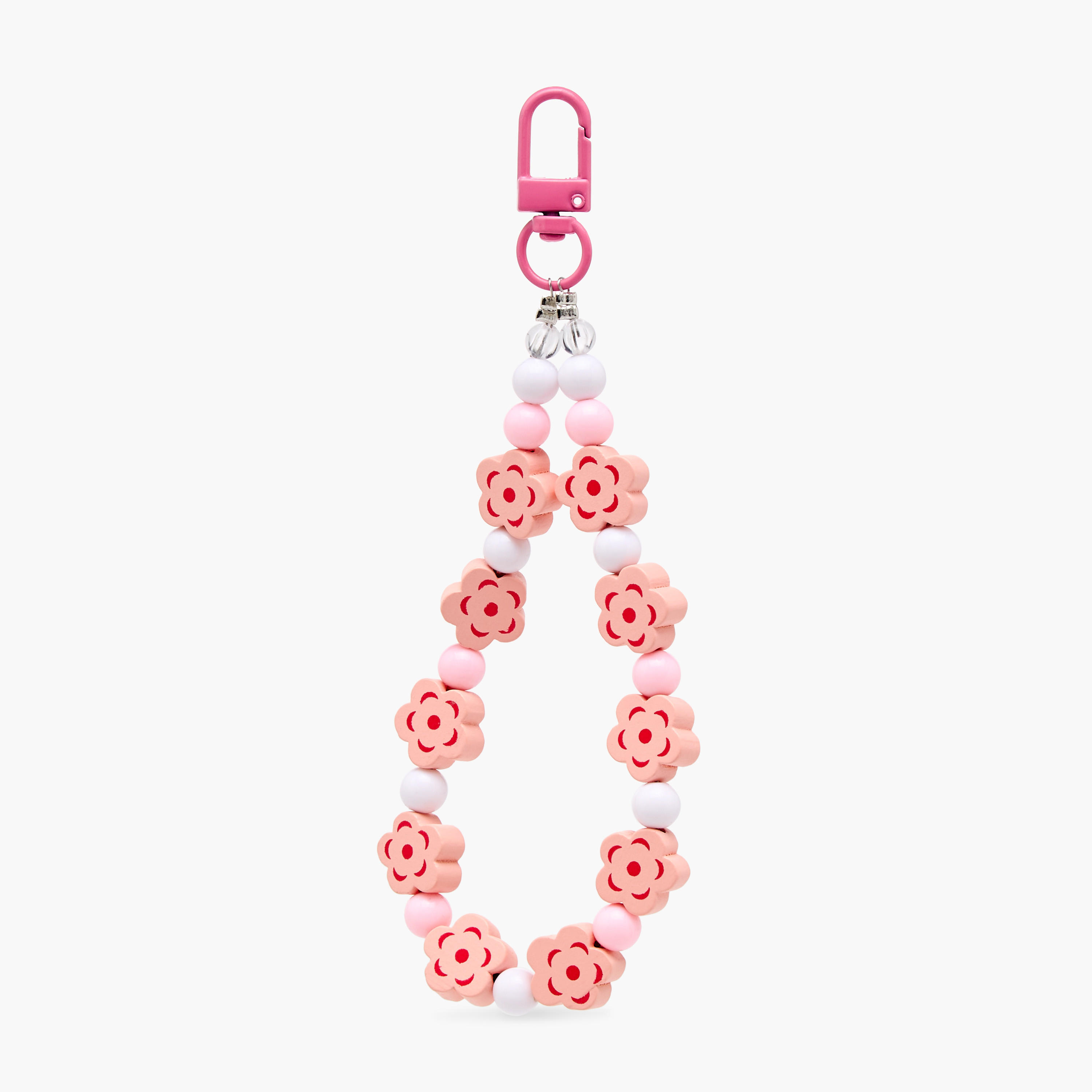 Syloon Bead Accent Keyring with Lobster Hook-girls-accessories-keyringsandbagcharms-image-1