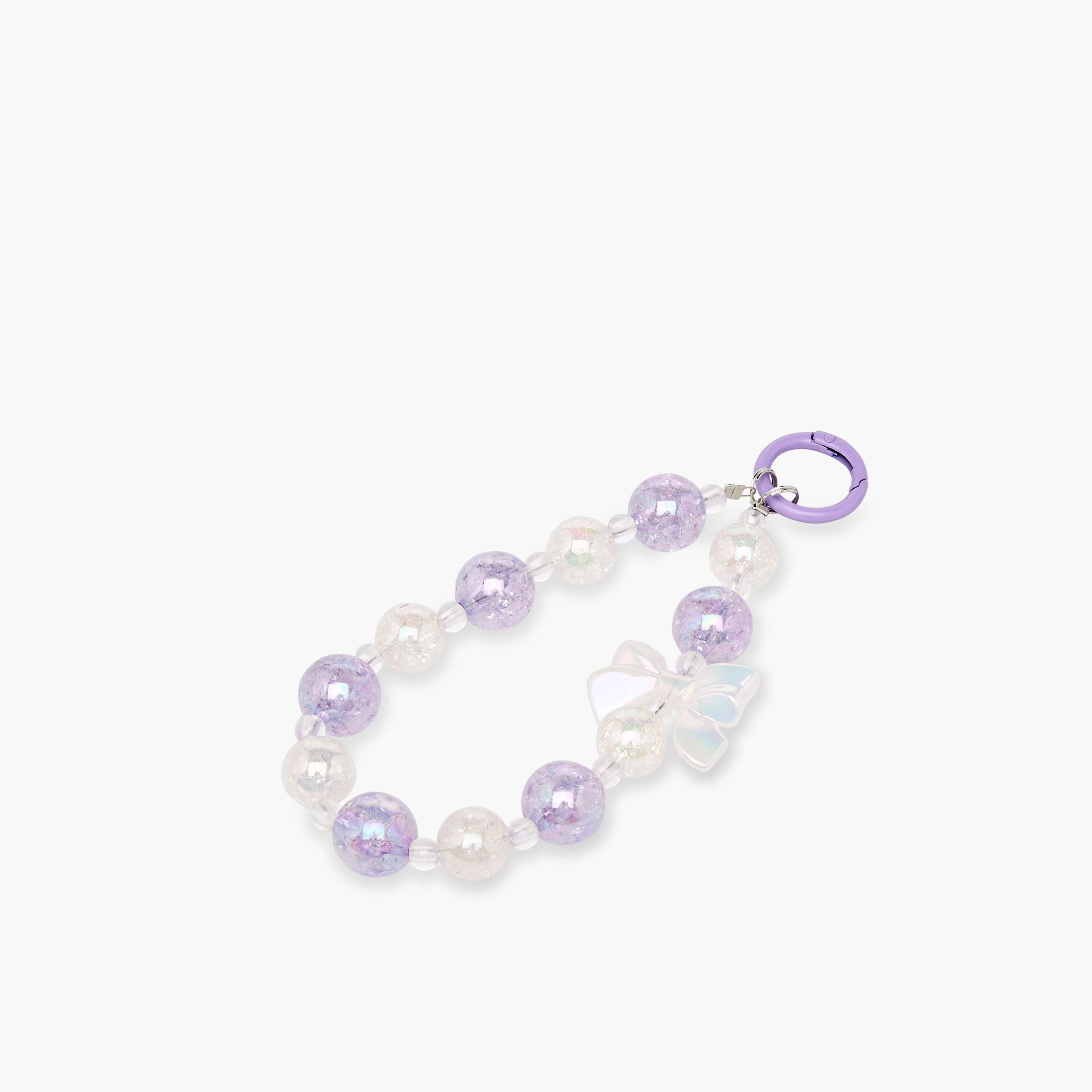 Syloon Bead Accent Keyring with Clasp-girls-accessories-keyringsandbagcharms-image-2