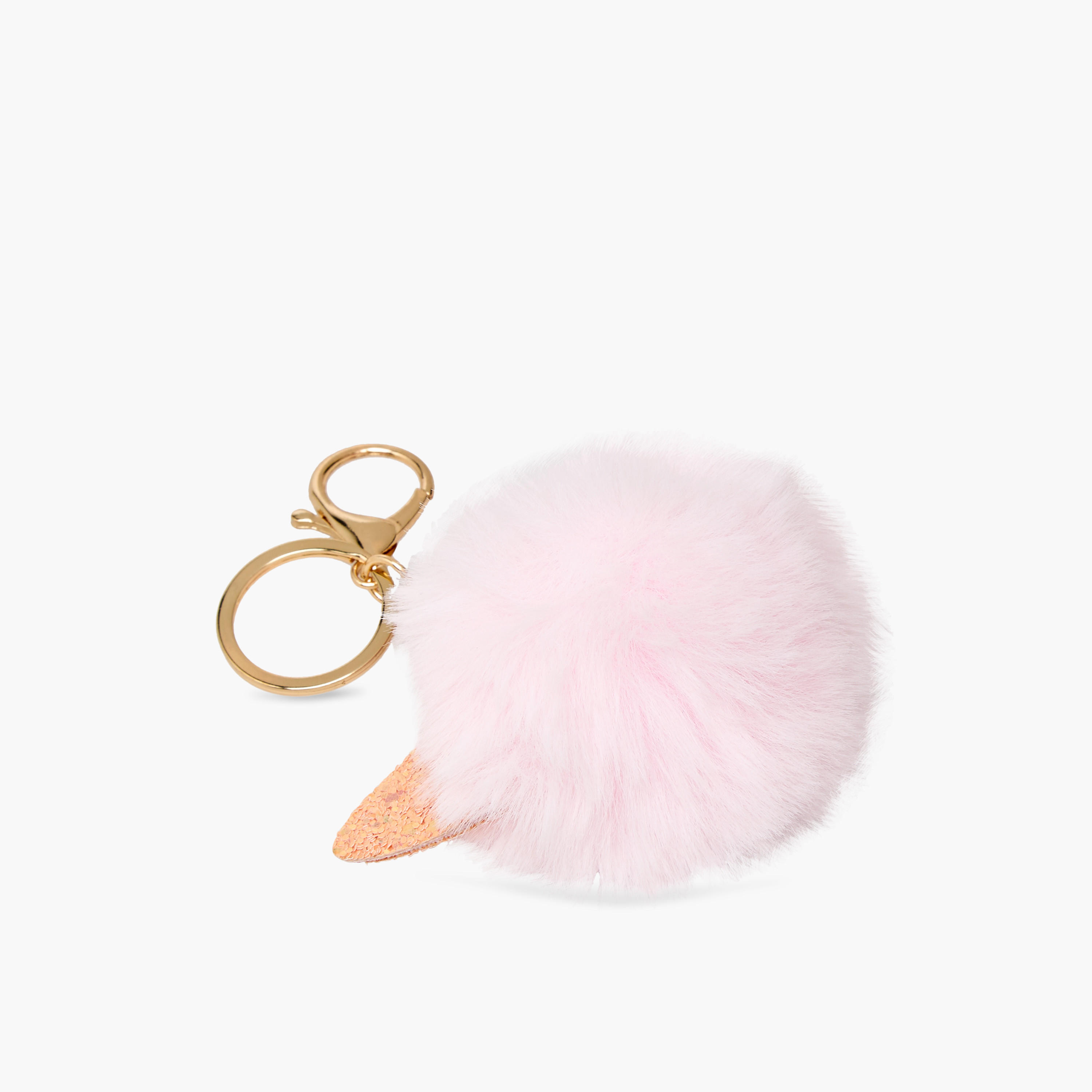 Syloon Cat Pom Pom Accent Keyring with Lobster Hook-girls-accessories-keyringsandbagcharms-image-2