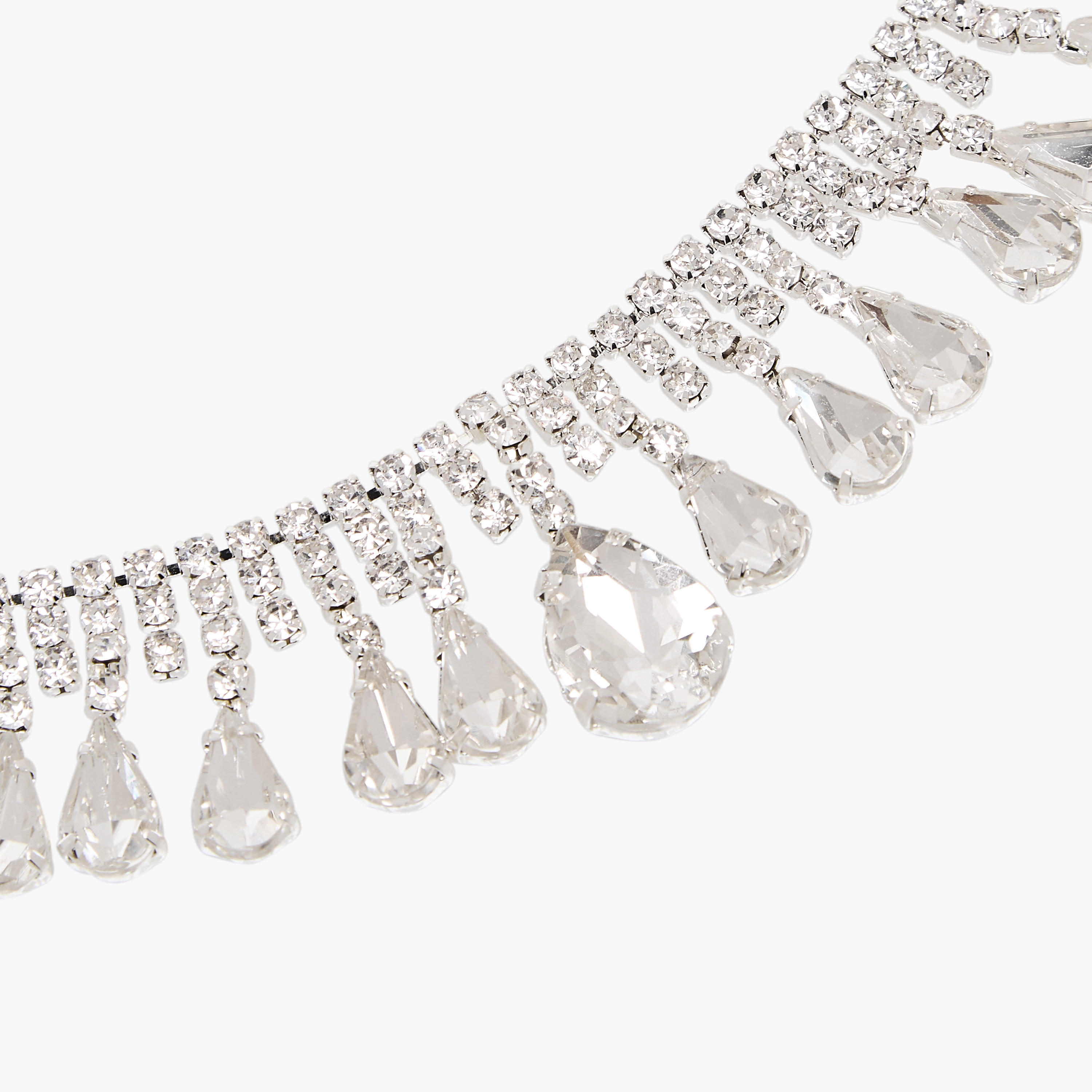 عقد مزين بالألماس بمشبك إغلاق-women-watchesandjewellery-jewellery-necklacesandpendants-image-5