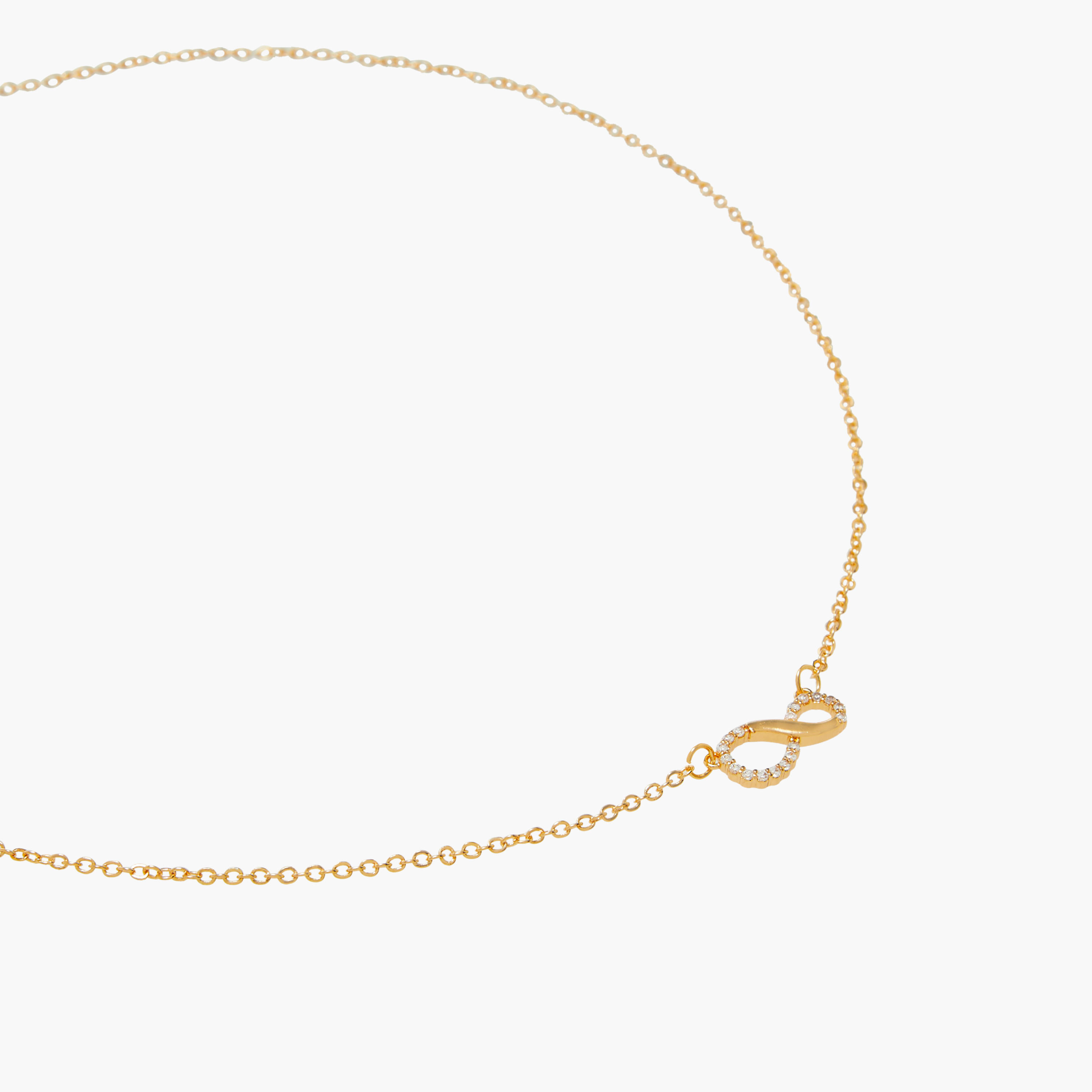 عقد بدلاية مزينة بمكعب زركونيا ومشبك إغلاق-women-watchesandjewellery-jewellery-necklacesandpendants-image-3