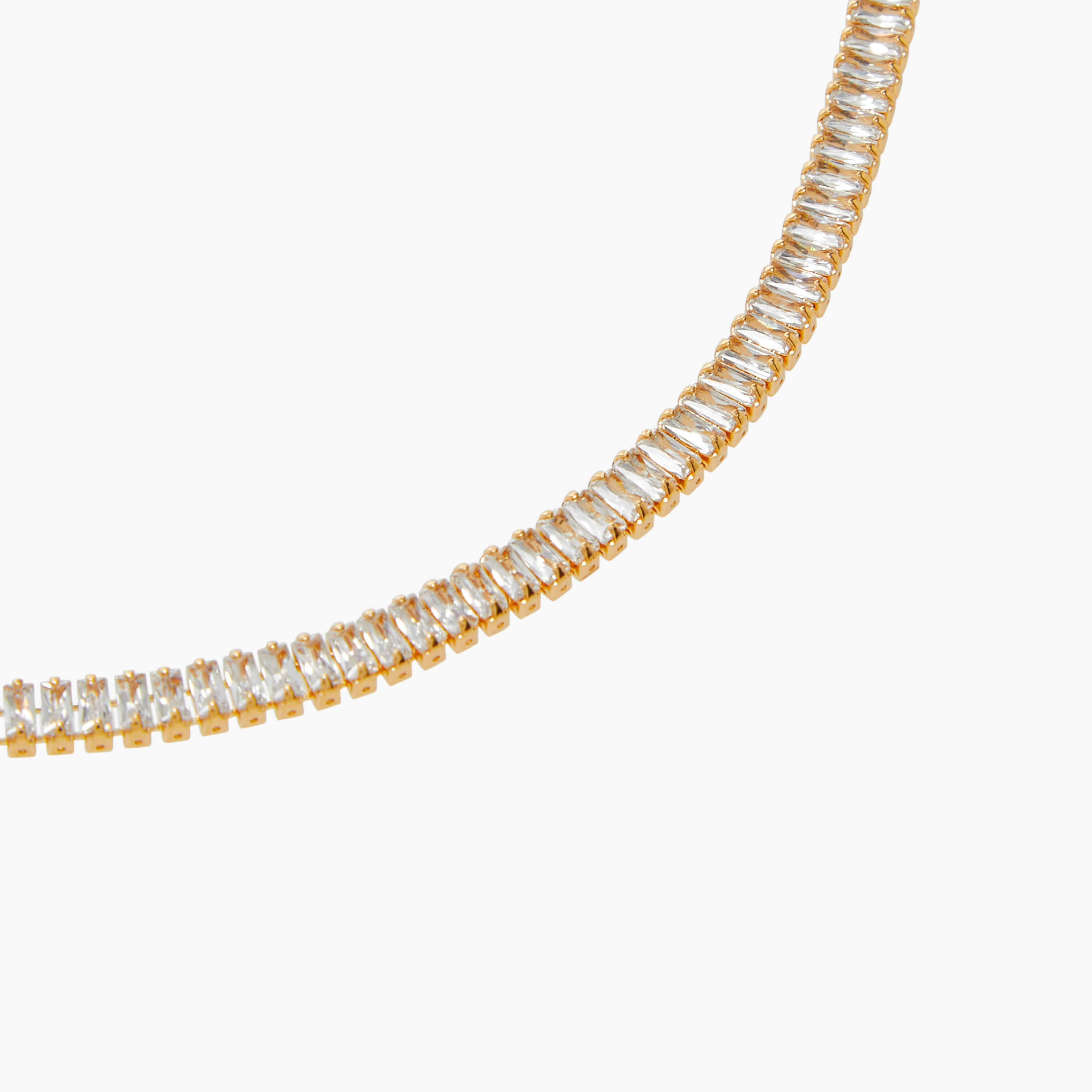 عقد سلسلة ثعبان مزين بحجر مكعب زركون ومشبك إغلاق-women-watchesandjewellery-jewellery-necklacesandpendants-image-5