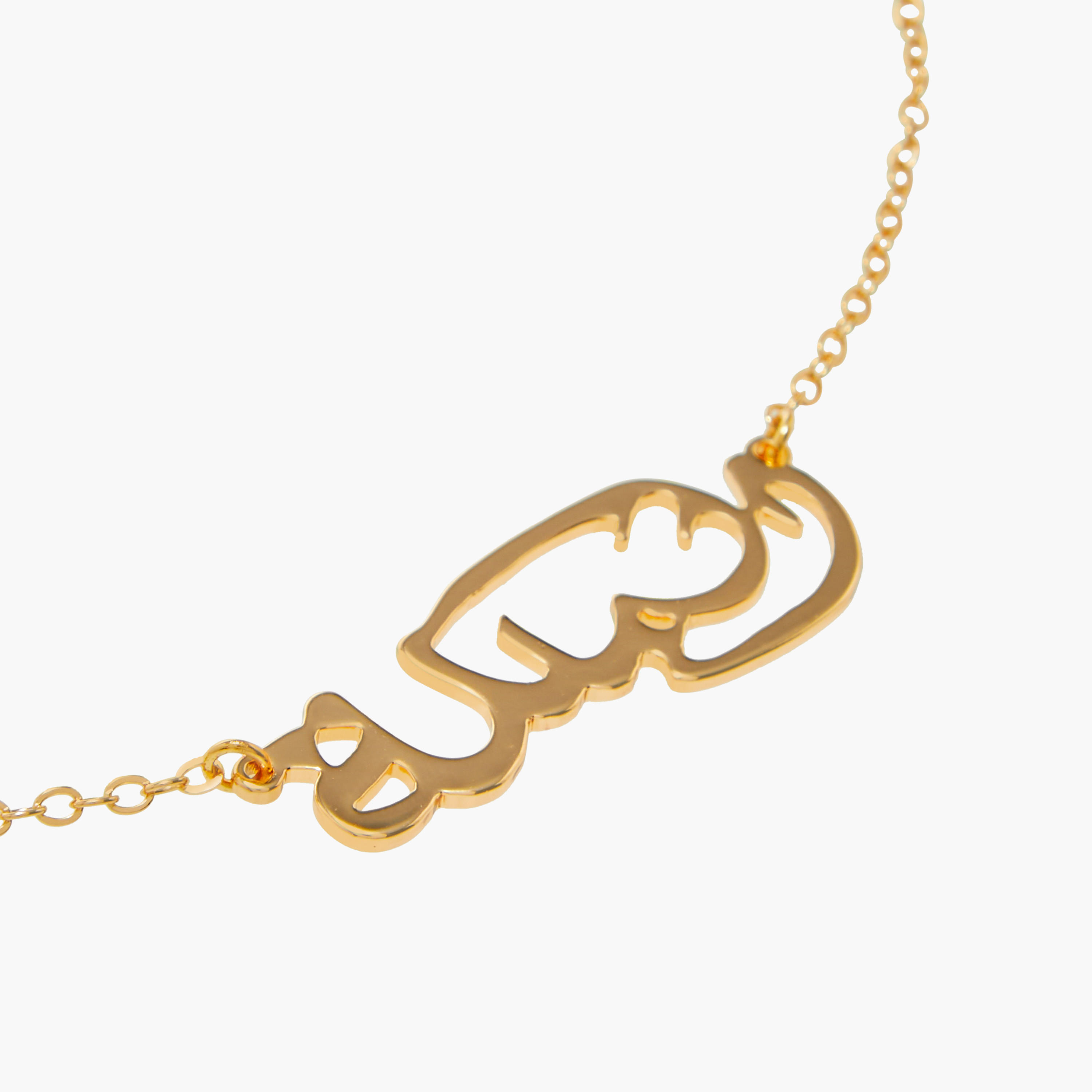 Metallic Arabic Pendant Necklace with Lobster Clasp Closure-women-watchesandjewellery-jewellery-necklacesandpendants-image-5