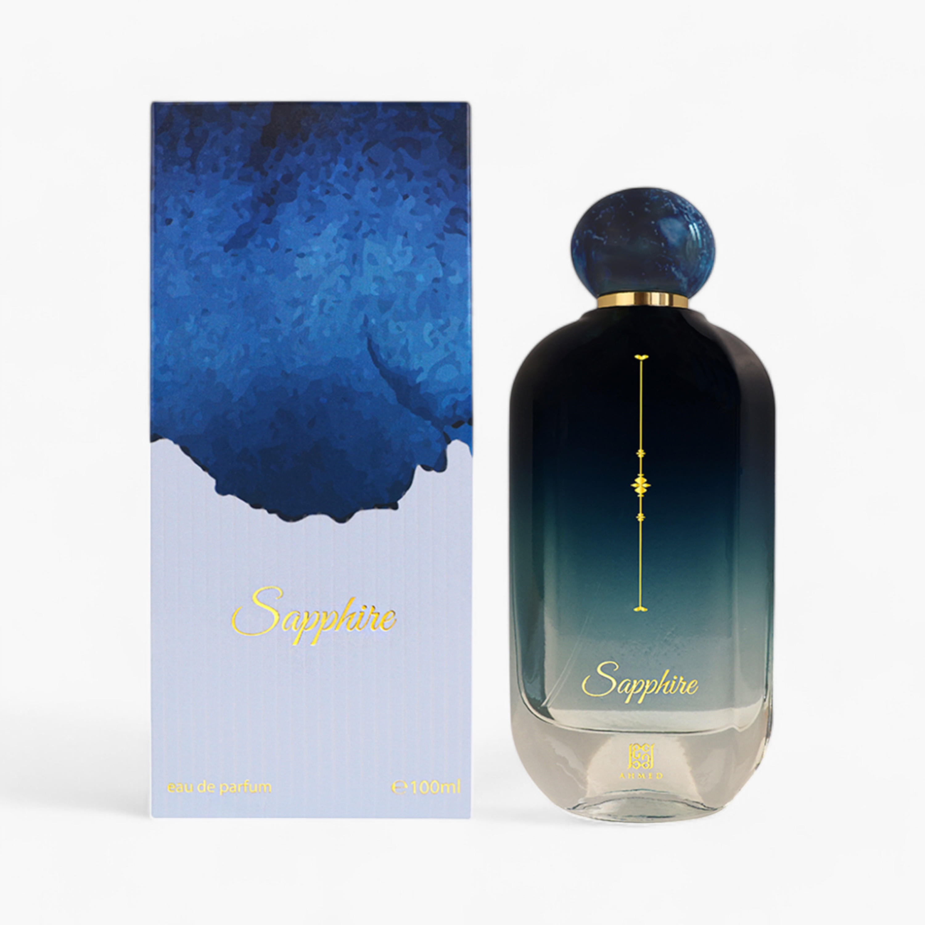 Ahmed Al Maghribi Sapphire Eau de Parfum - 100 ml-beautyandpersonalcare-fragrance-unisex-image-2