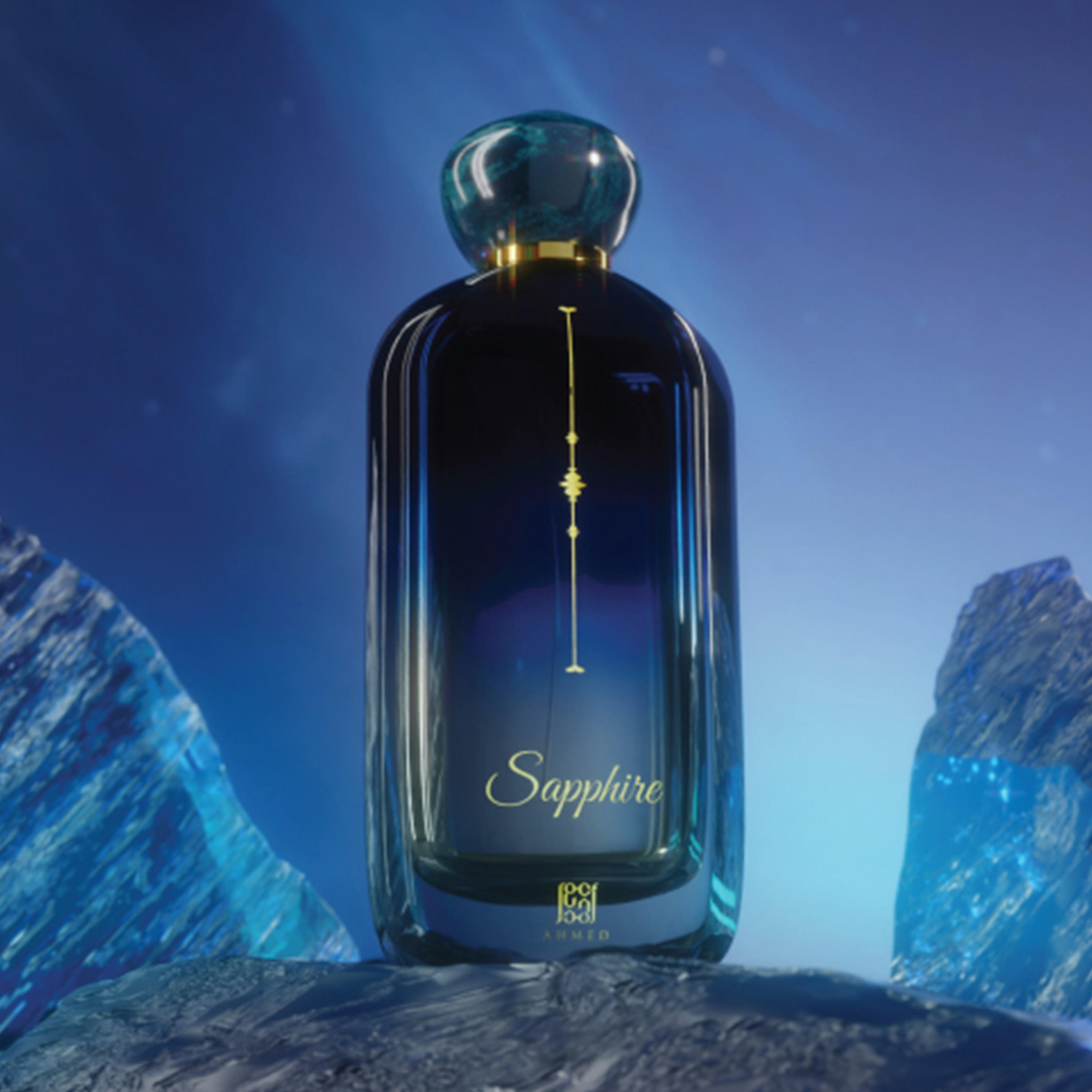 Ahmed Al Maghribi Sapphire Eau de Parfum - 100 ml-beautyandpersonalcare-fragrance-unisex-image-3
