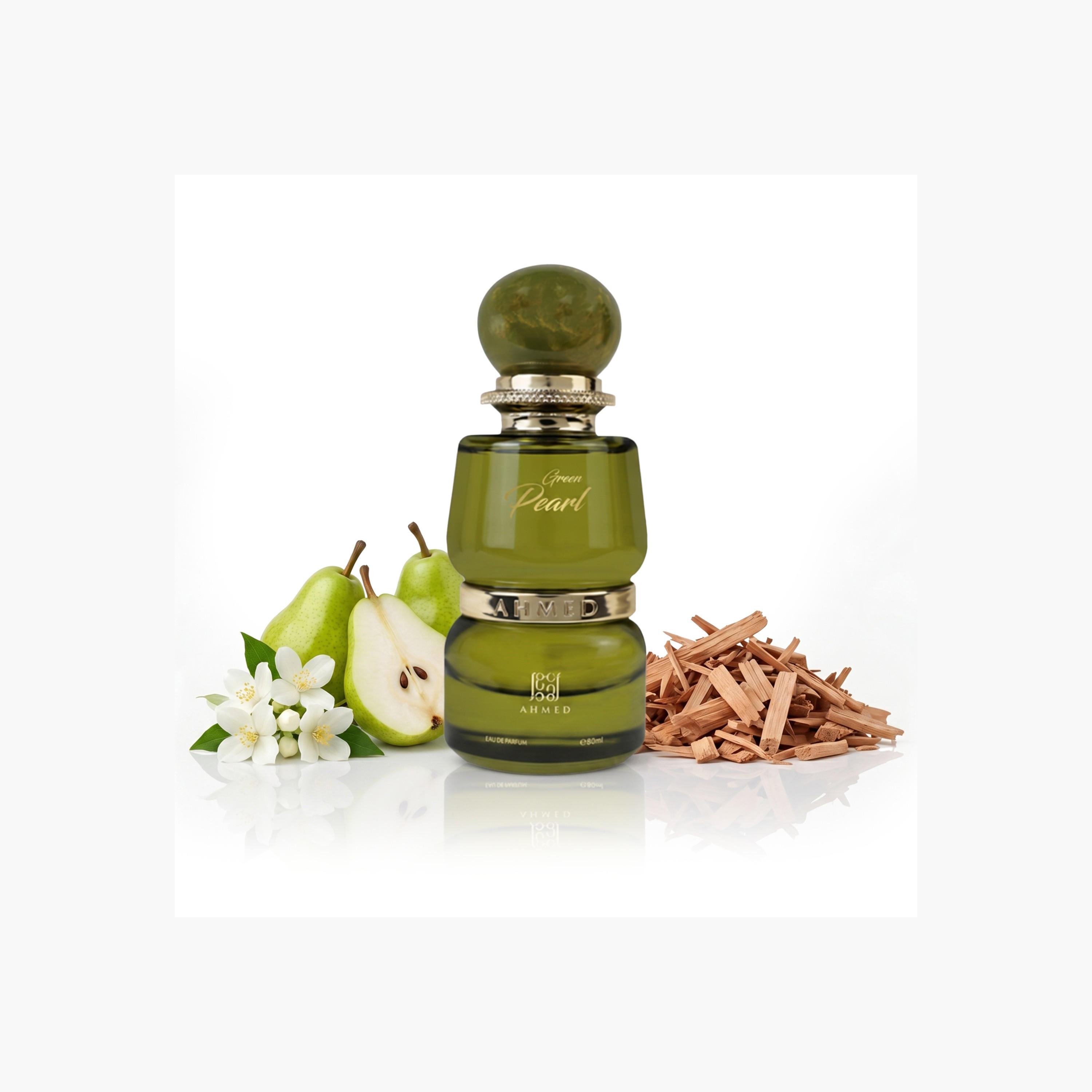 Ahmed Al Maghribi Green Pearl Eau de Parfum - 80 ml-beautyandpersonalcare-fragrance-unisex-image-2