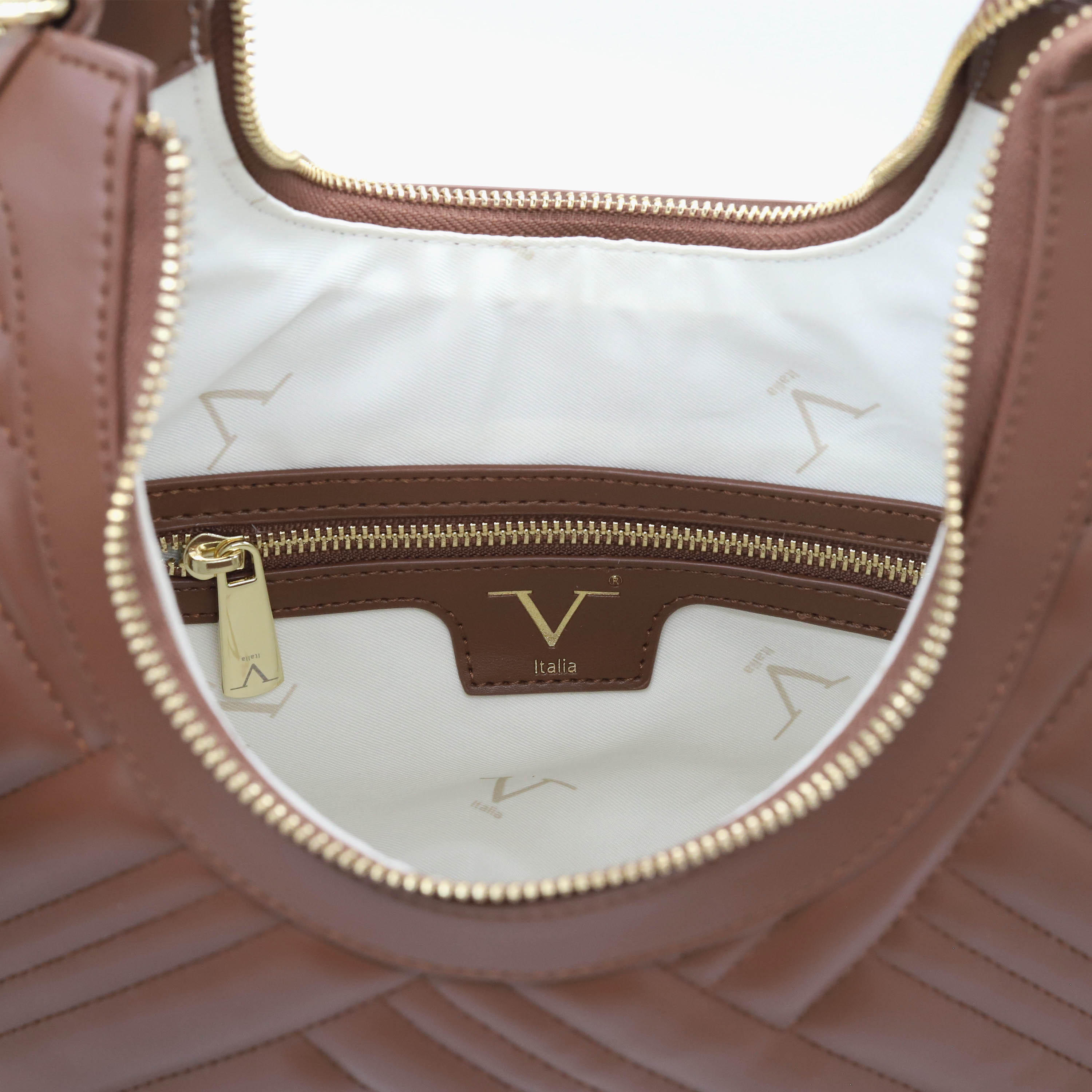 شنطة كتف مبطنة بمقبض سلسلة وسحّاب إغلاق من في إيطاليا-women-bagsandwallets-handbags-image-8