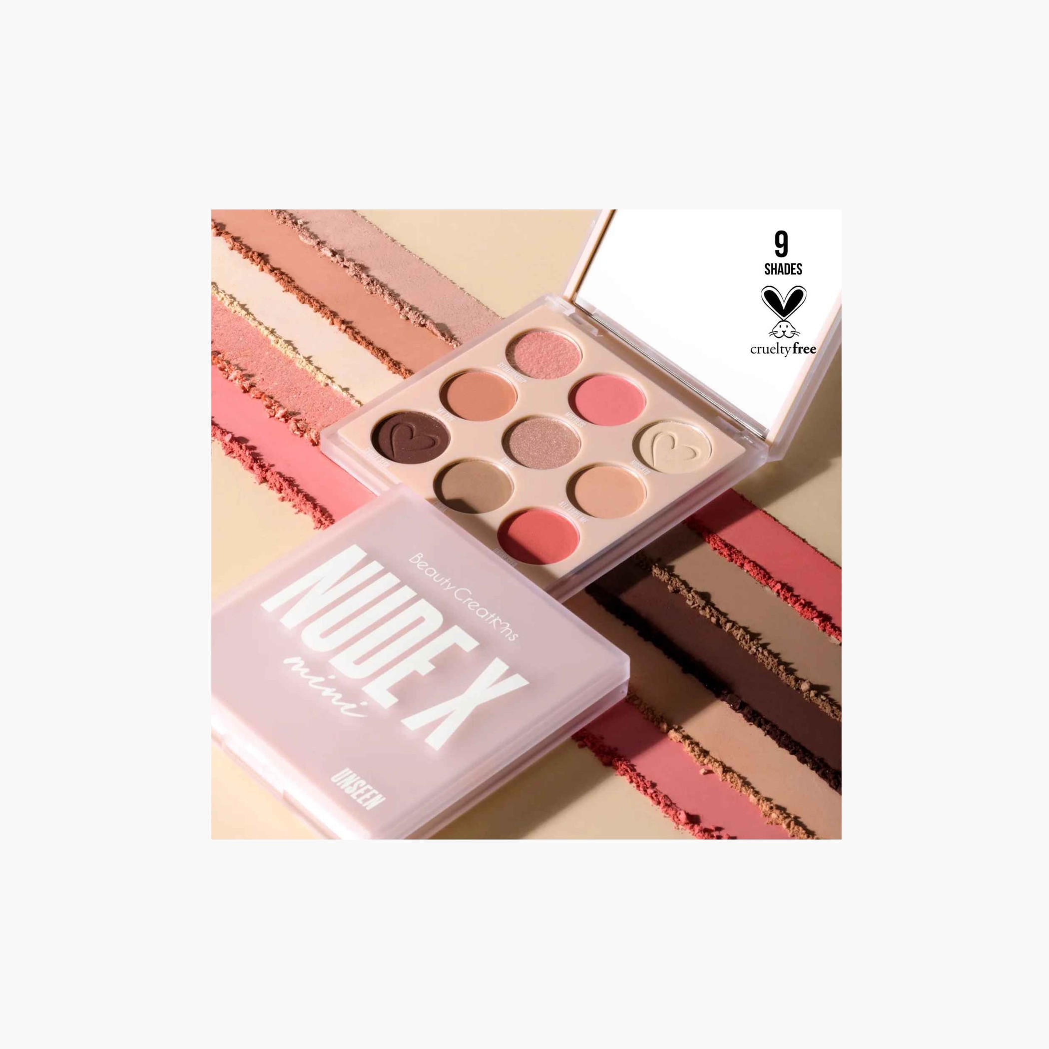 Beauty Creations Nude X 9-Colour Mini My Attractive Eyeshadow Palette-beautyandpersonalcare-makeup-eyes-eyeshadows-image-1