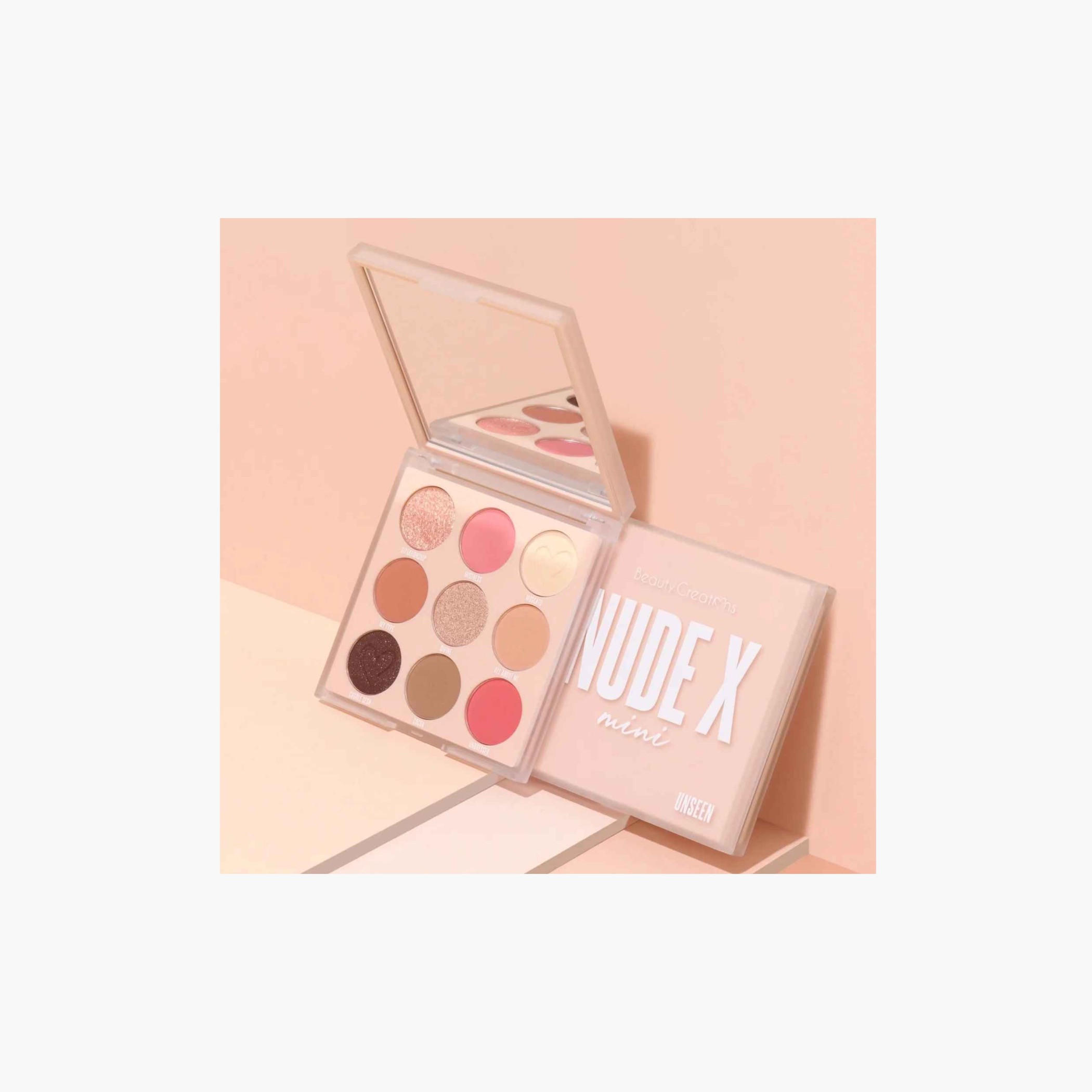 Beauty Creations Nude X 9-Colour Mini My Attractive Eyeshadow Palette-beautyandpersonalcare-makeup-eyes-eyeshadows-image-2