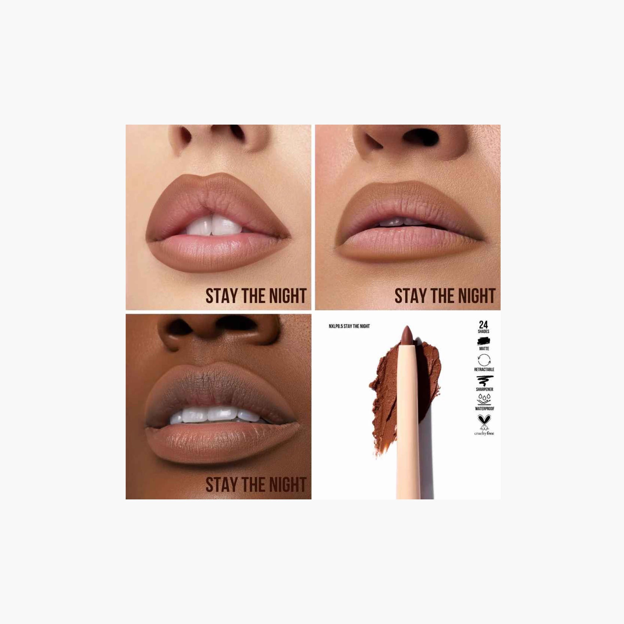 قلم تحديد الشفاه نود إكس من بيوتي كرييشنز-beautyandpersonalcare-makeup-lips-lipliners-image-2