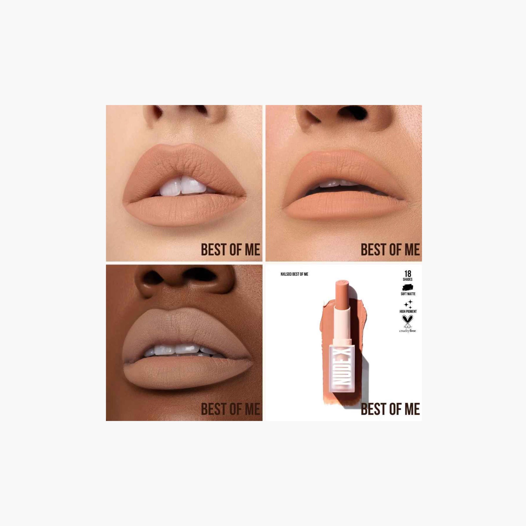 أحمر شفاه نود إكس ماتيه من بيوتي كرييشنز-beautyandpersonalcare-makeup-lips-lipsticks-image-2
